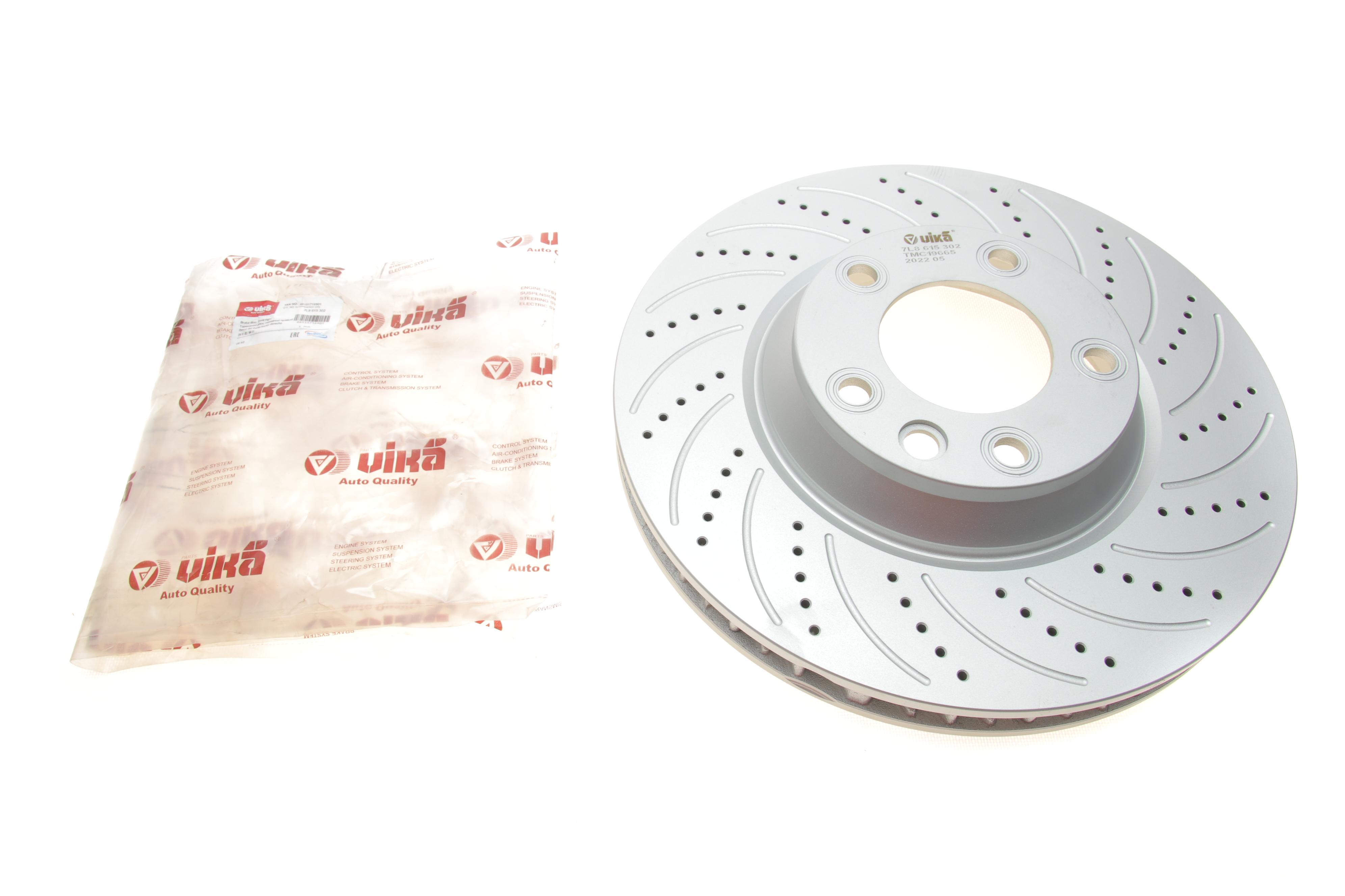 Диск гальмівний (передній) Audi Q7 06-15/Porsche Cayenne 02-/VW Touareg 02-10 (350x34) (R)