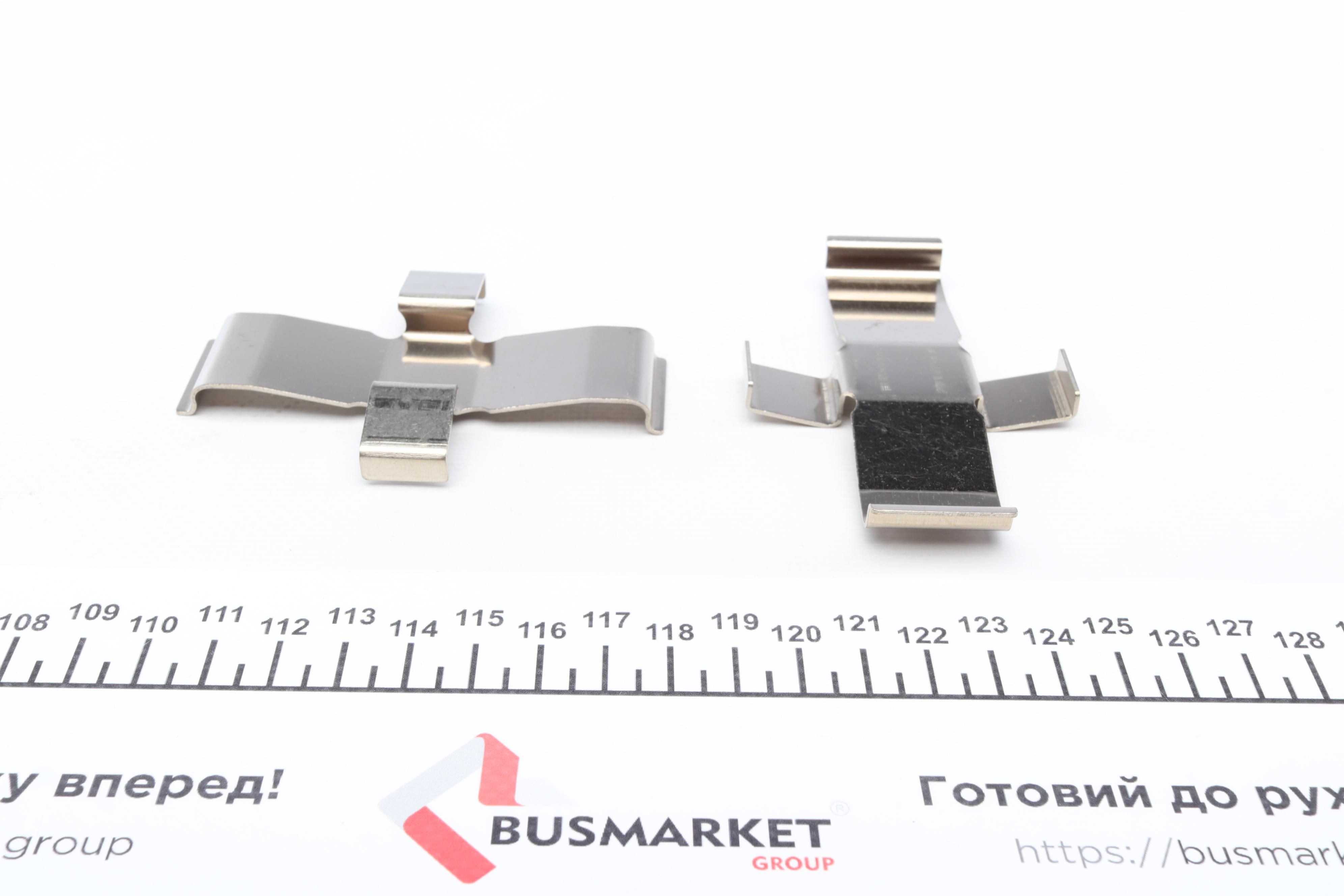 Планка супорта (переднього) прижимна (к-кт) VW LT 28-35 -96 (Ate)