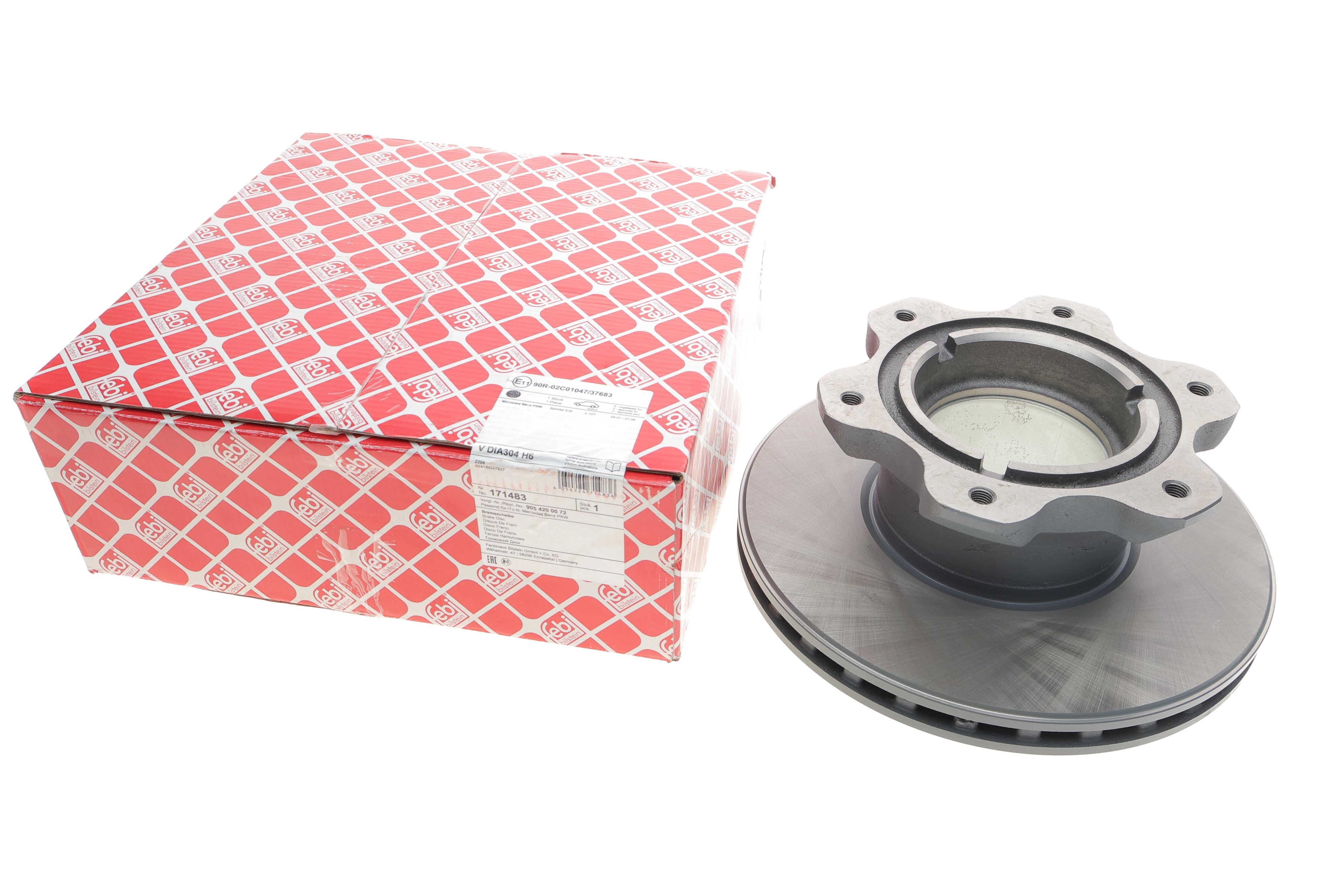 Диск гальмівний (задній) MB Sprinter 616CDI 01- (304х30)