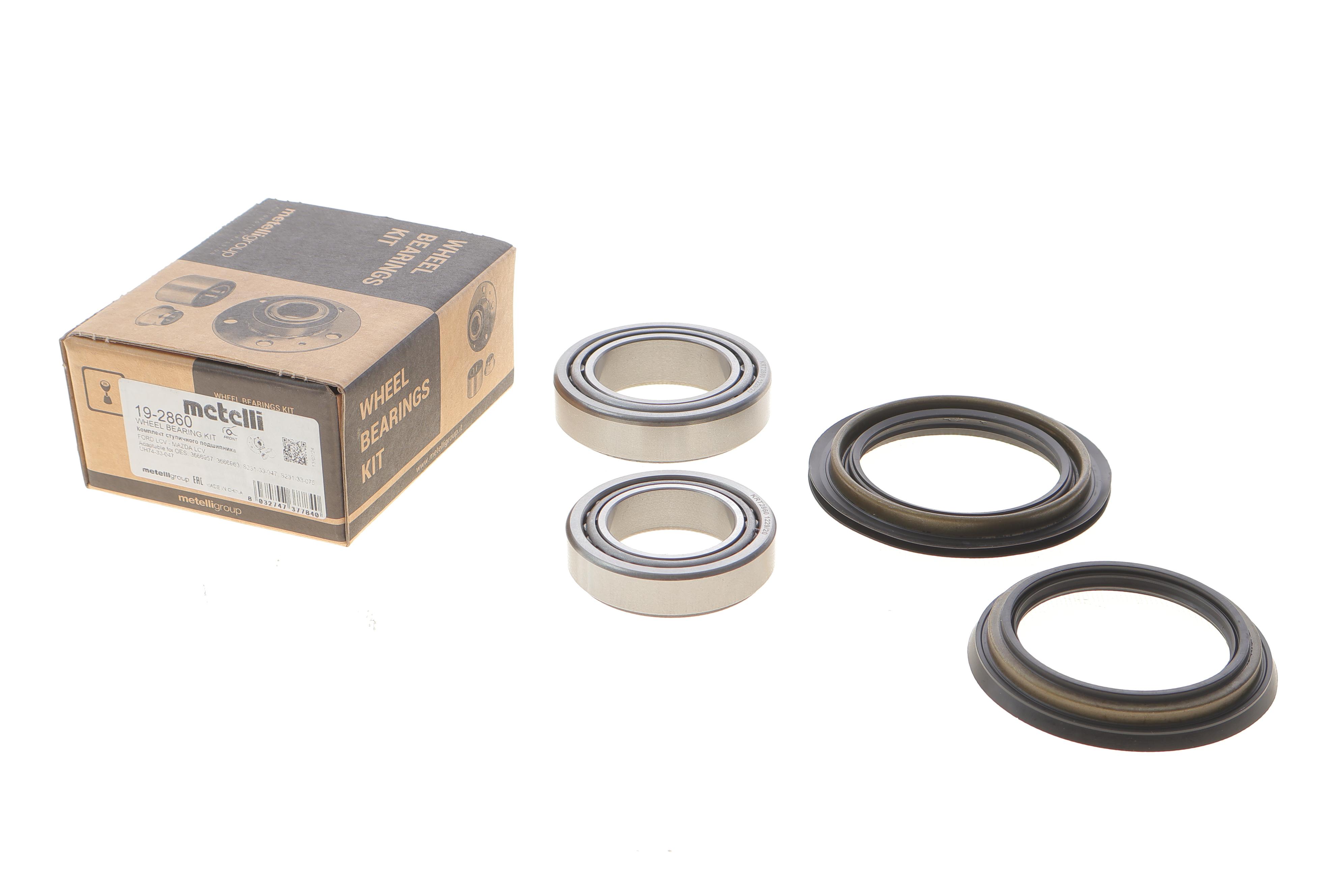 Підшипник маточини (передньої) Ford Ranger/Mazda B-Serie 2.0-2.6 87-06 (19.8/19.6x38x73.4) (к-кт)