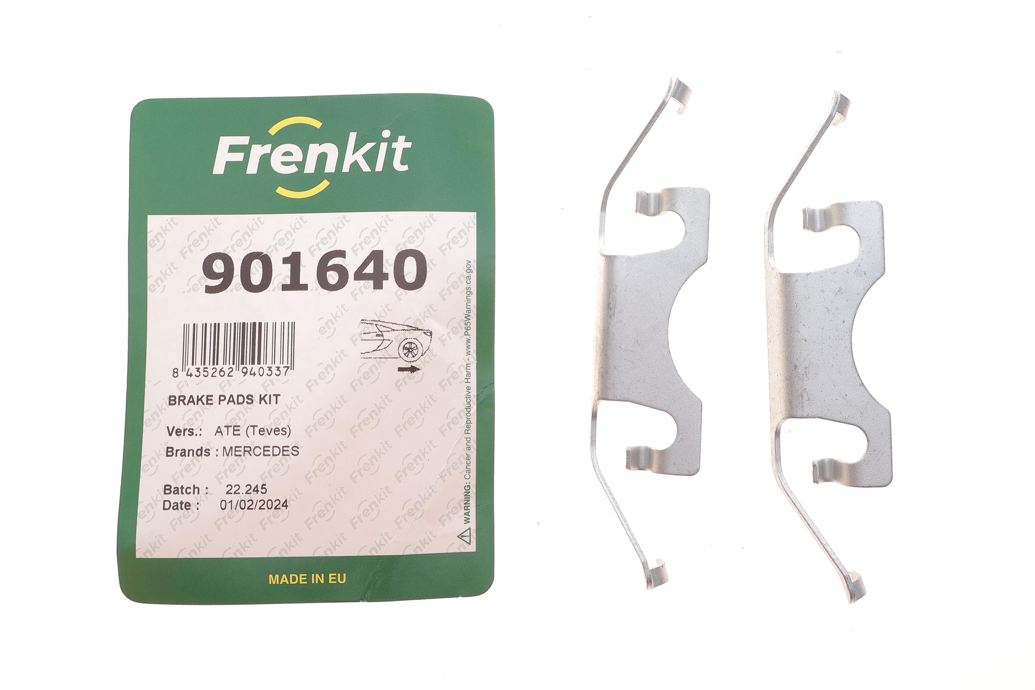 Планка супорта (заднього) прижимна (к-кт) MB E- class (W211) 02-09 (Ate)