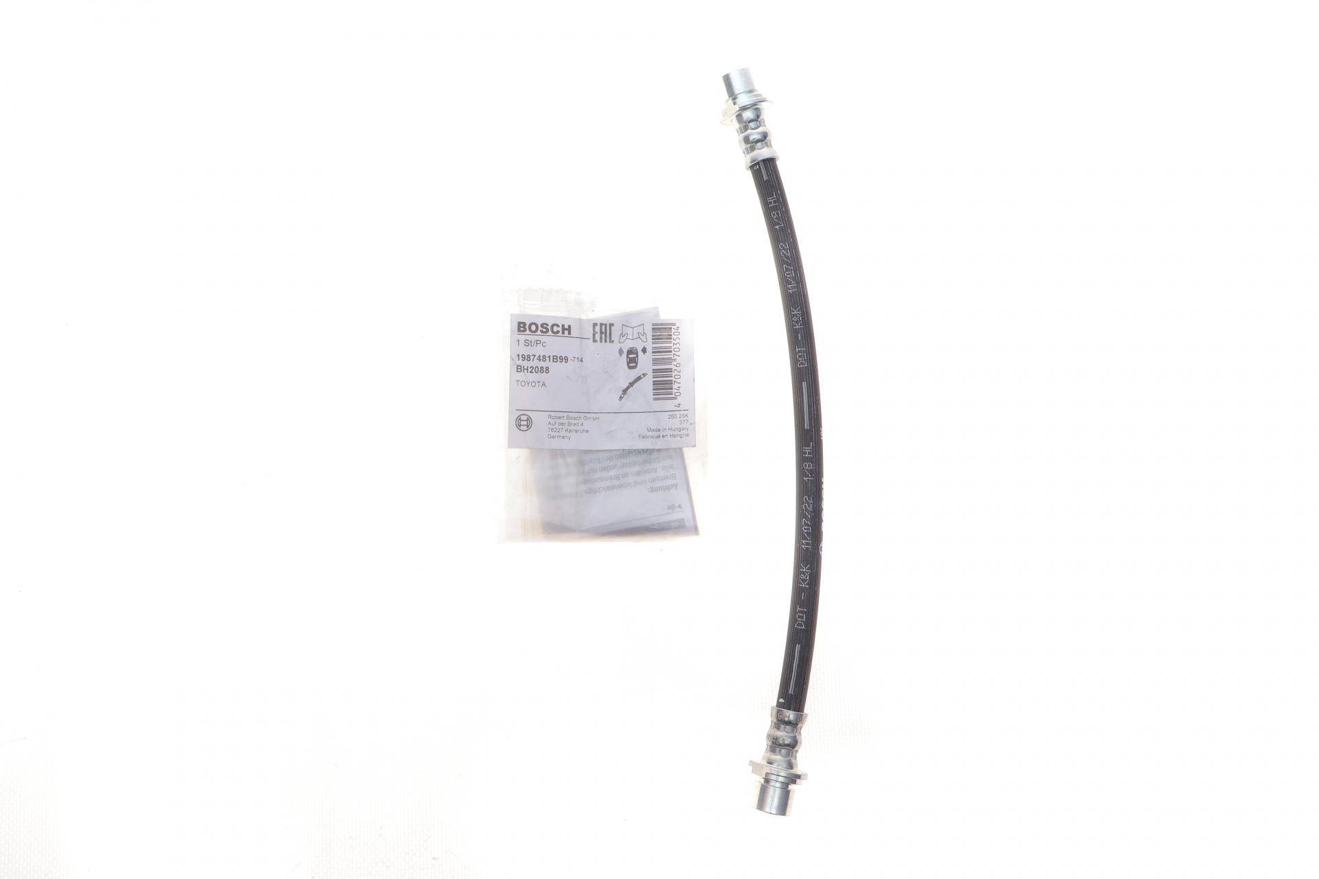 Шланг гальмівний (передній) Toyota Land Cruiser Prado 02-10/Lexus GX 01-09 (L=255mm)