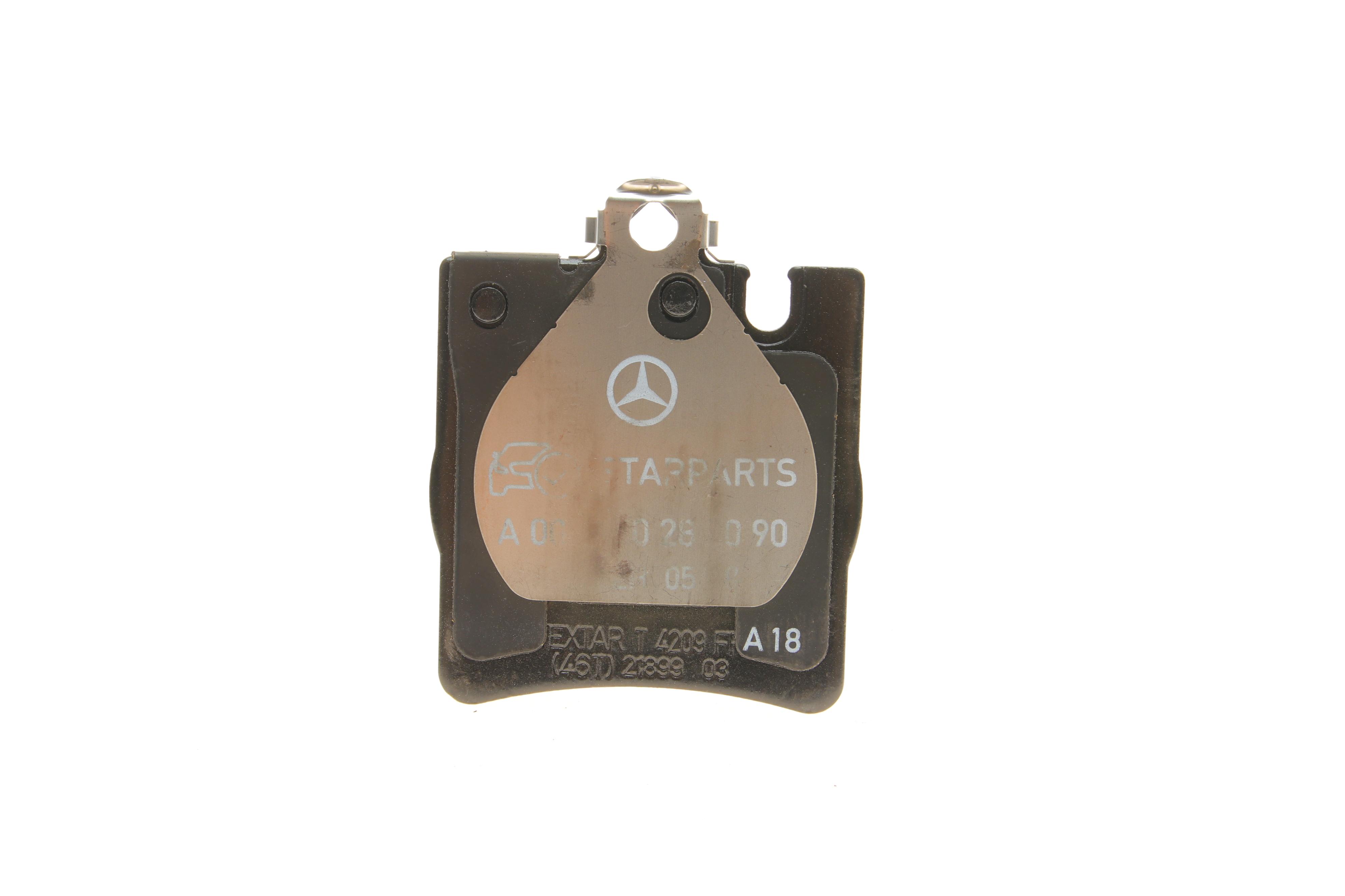 Колодки гальмівні (задні) MB C-class (W203) 00-07/E-class (W210) 96-02