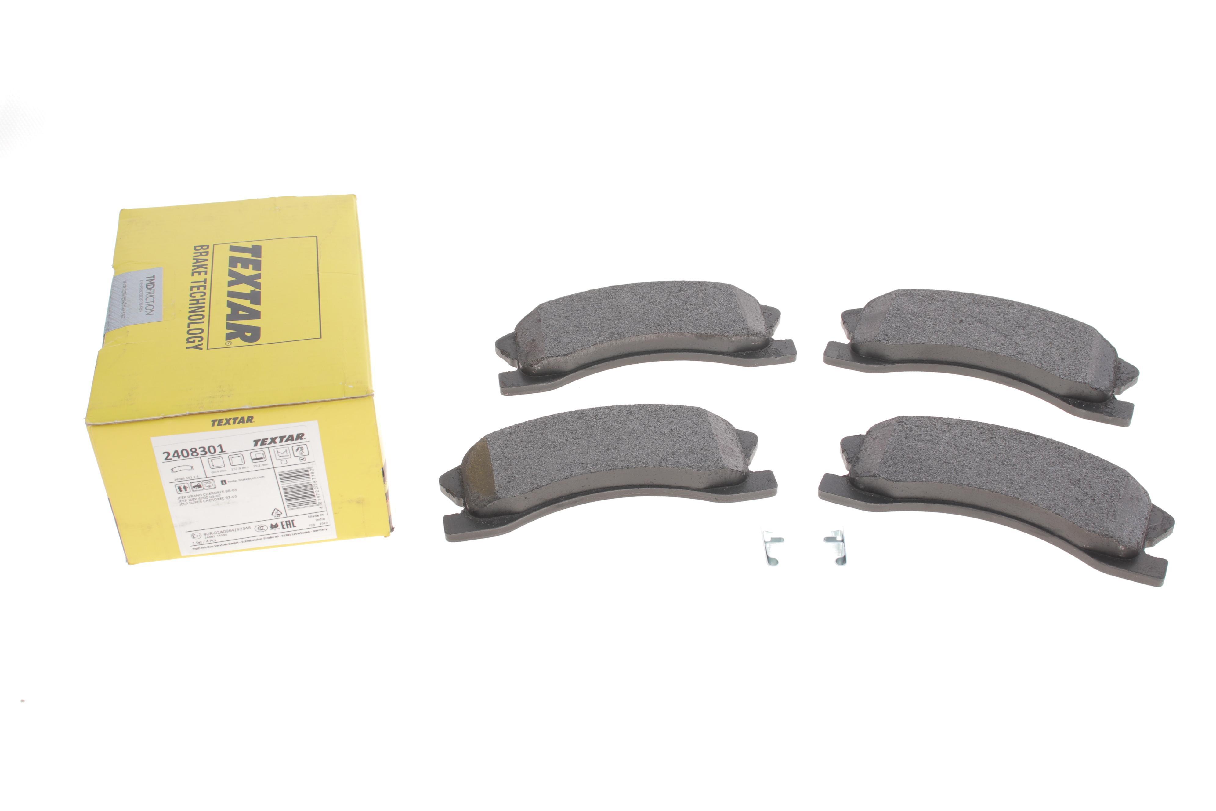 Колодки гальмівні (передні) Jeep Grand Cherokee II 99-05 (Akebono)