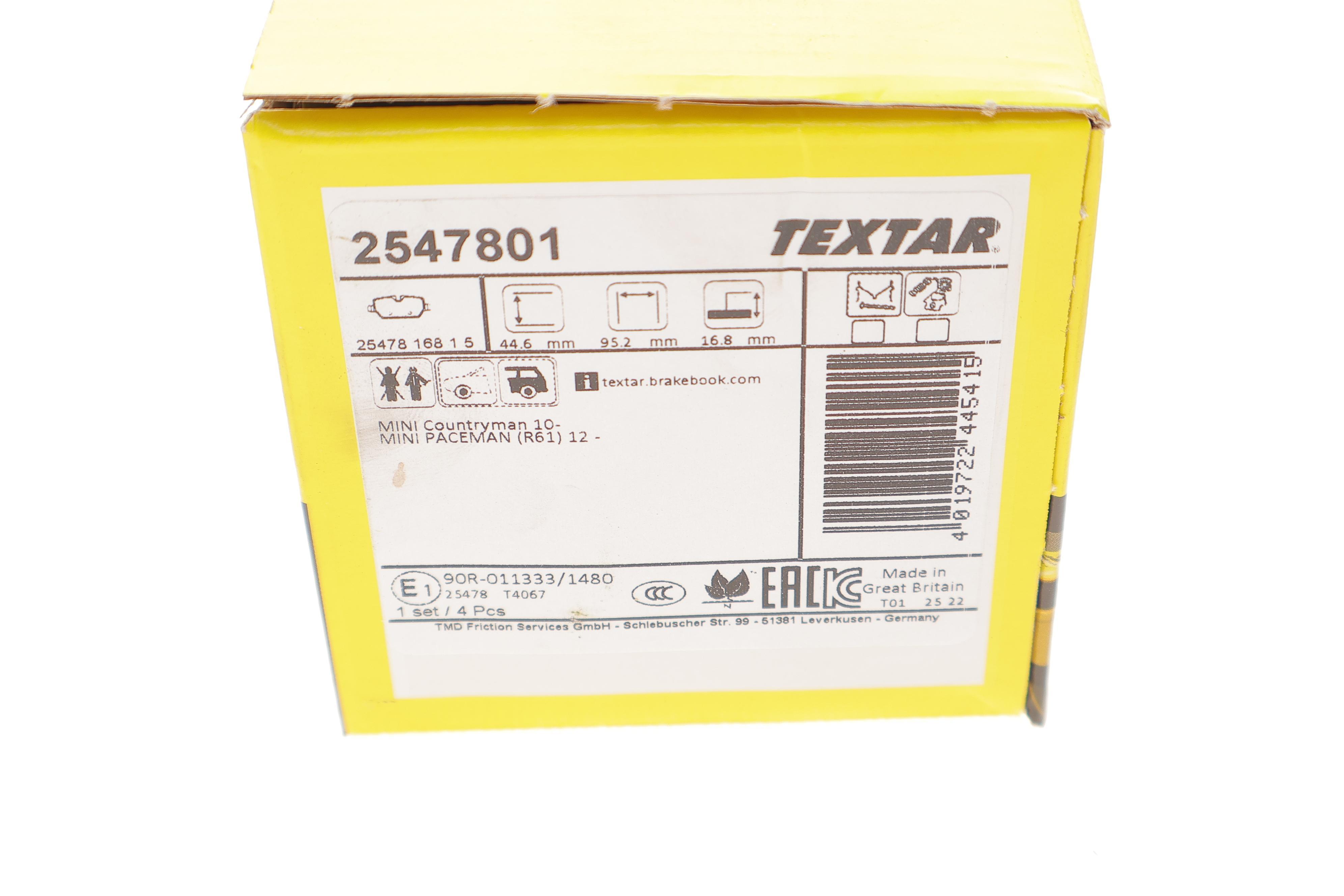 Колодки гальмівні (задні) Mini Countryman (R60)/Paceman (R61) 10-16  (Lucas) Q+