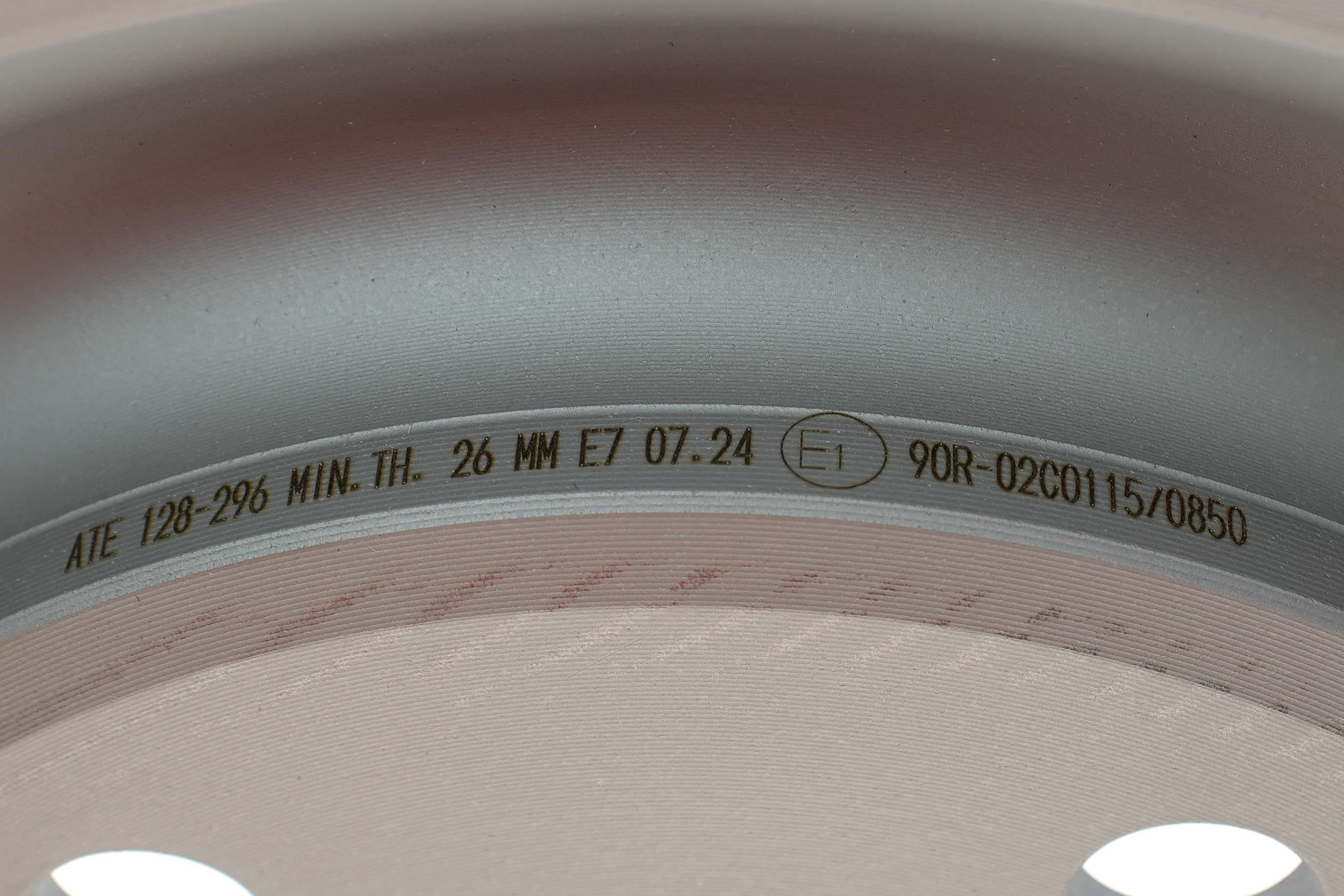 Диск гальмівний (задній) Audi Q7 15-/Q8 18-/VW Touareg 17- (350x28) (з покриттям) (вентильований)