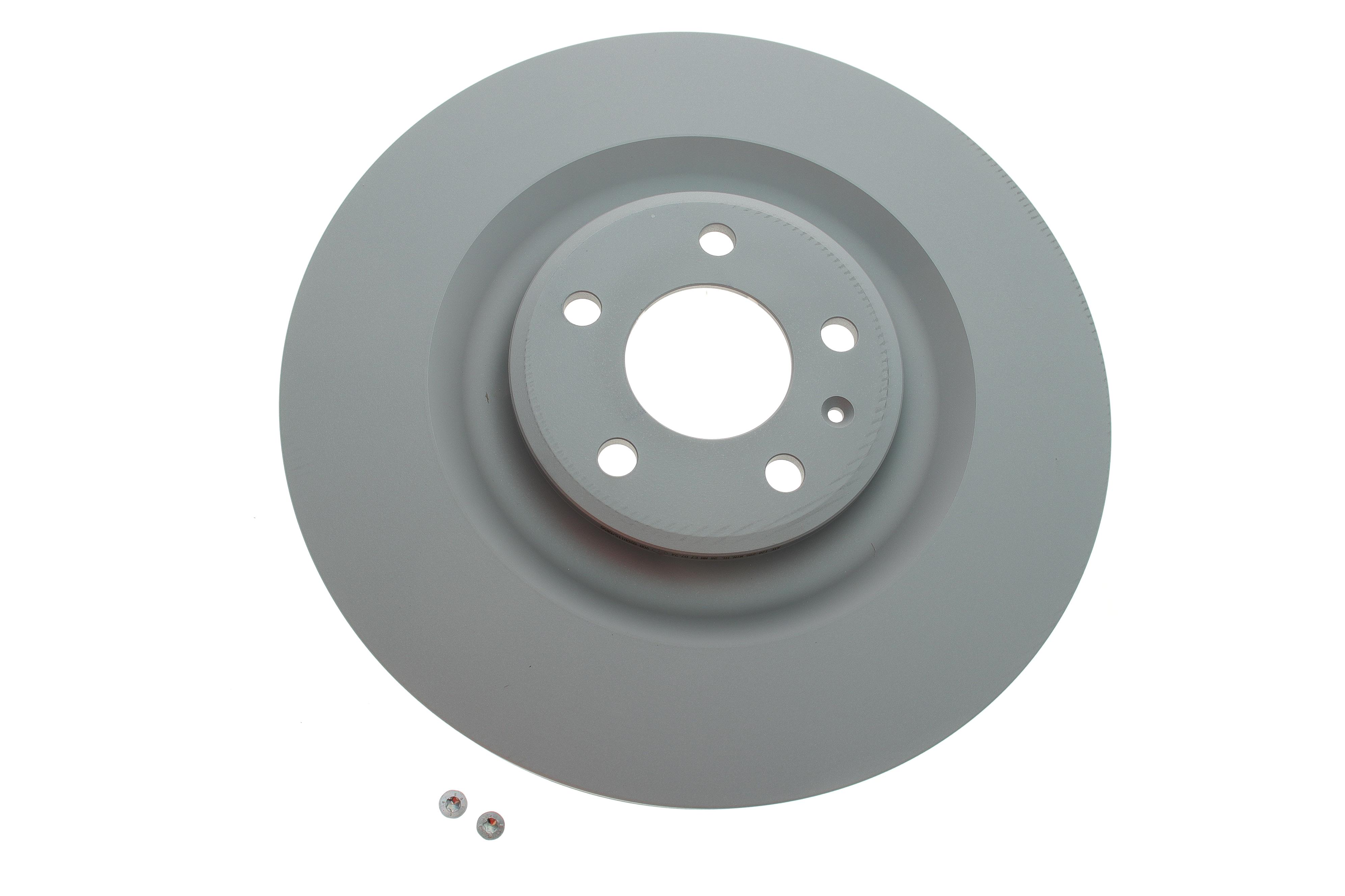 Диск гальмівний (задній) Audi Q7 15-/Q8 18-/VW Touareg 17- (350x28) (з покриттям) (вентильований)