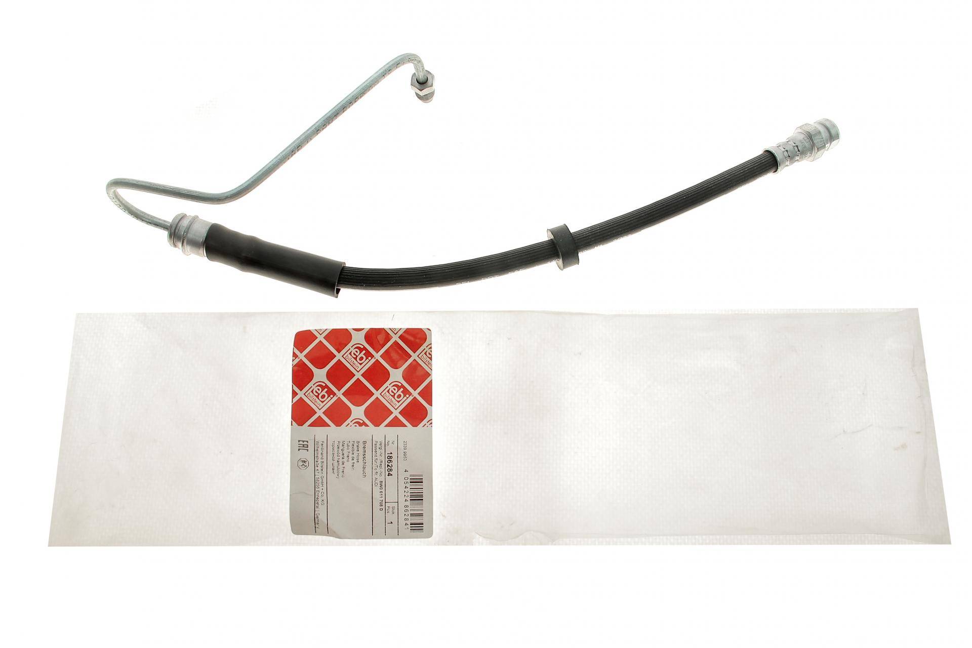 Шланг гальмівний (передній) Audi A4 1.4-3.0DH 15- (R) (L=336mm)