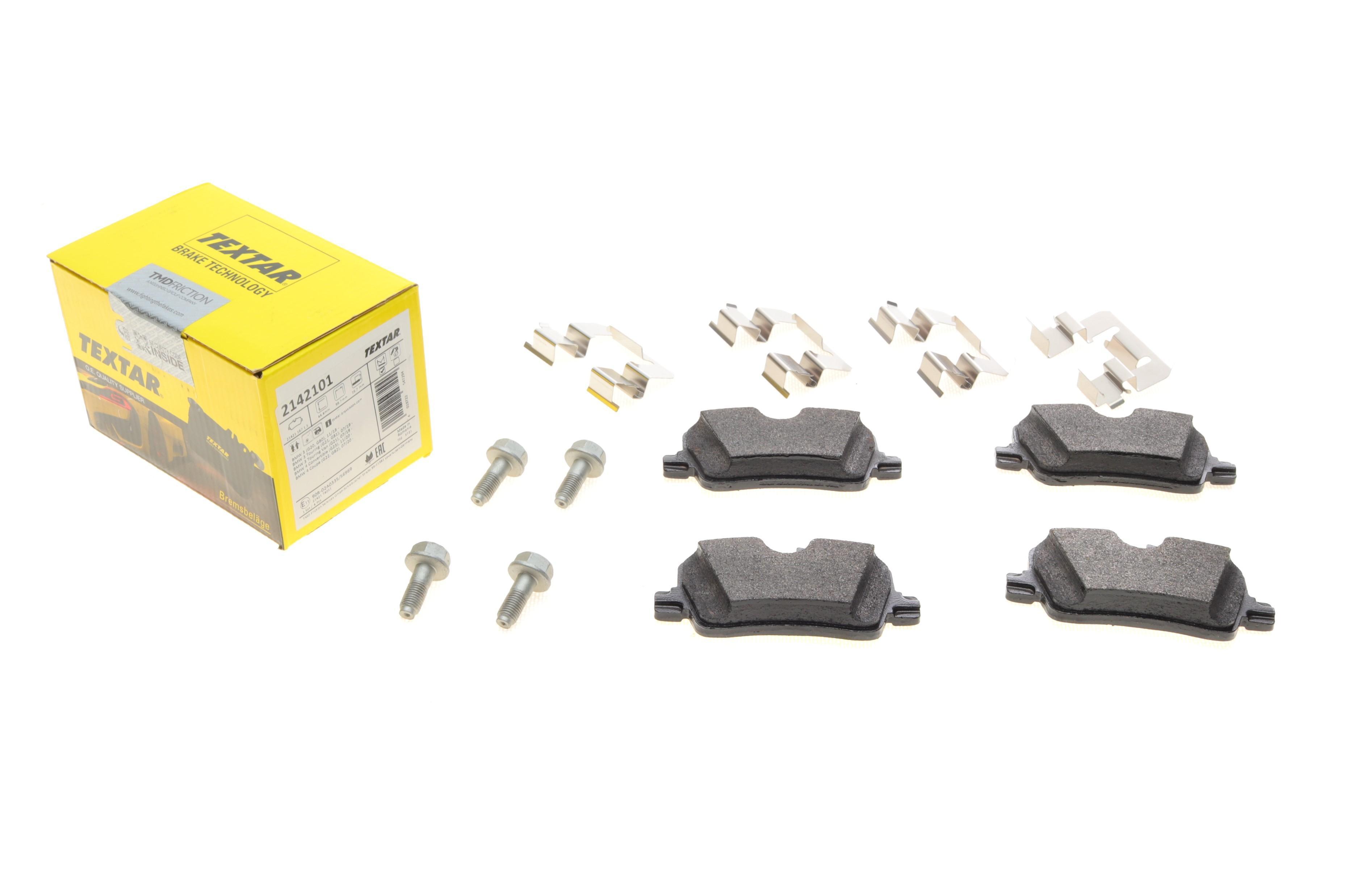 Колодки гальмівні (задні) BMW 3 (G20/G80/G28)/4 (G22/G82) 18- (TRW) Q+