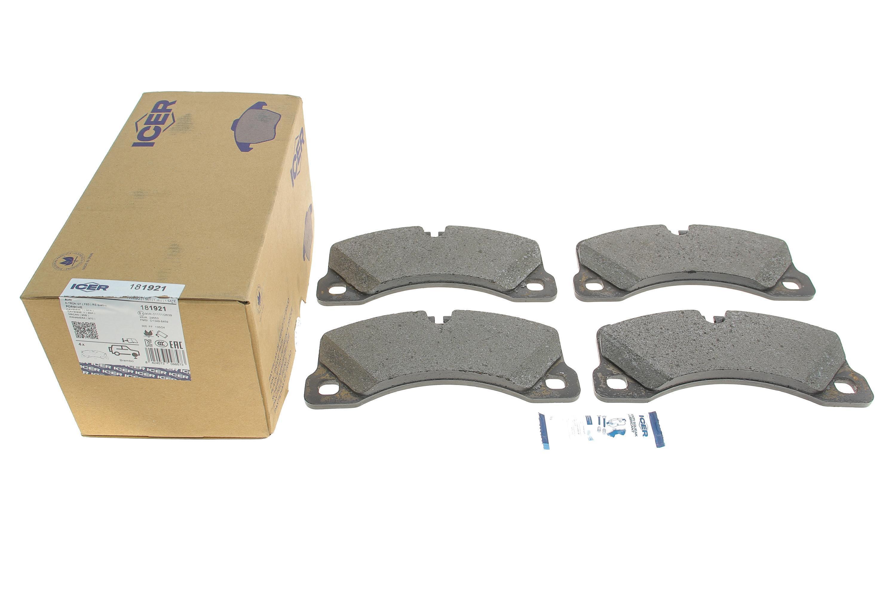 Колодки гальмівні (передні) Porsche Cayenne 02-/Macan 14-/Panamera 10-16/VW Touareg 02-