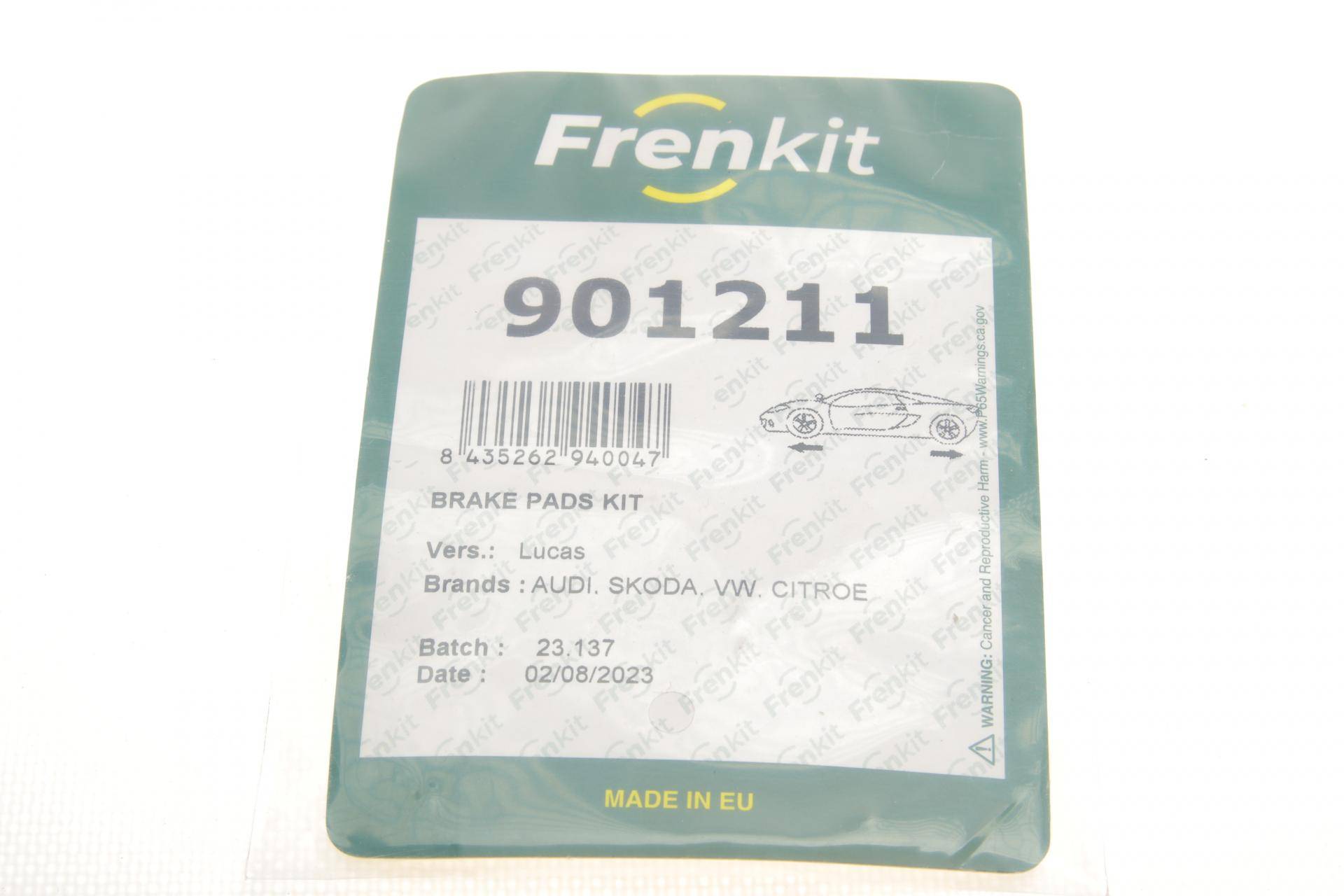 Планка супорта прижимної (к-кт) VW Golf IV 97-05 (Lucas)