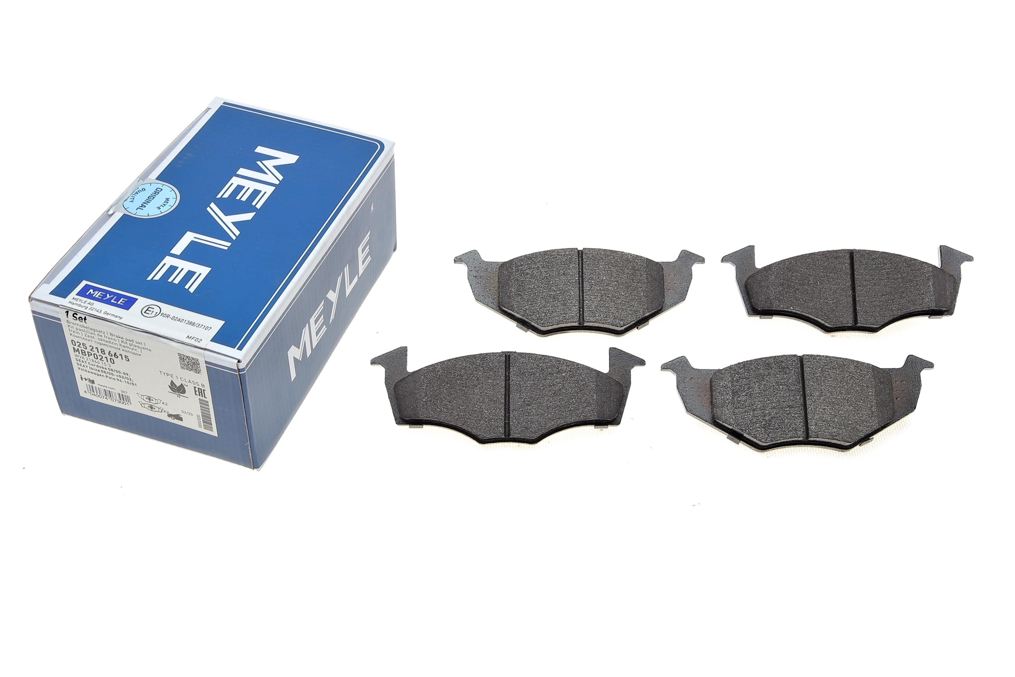 Колодки гальмівні (передні) Seat Cordoba/Ibiza II 93-02/VW Golf III 91-99/Polo 95-02