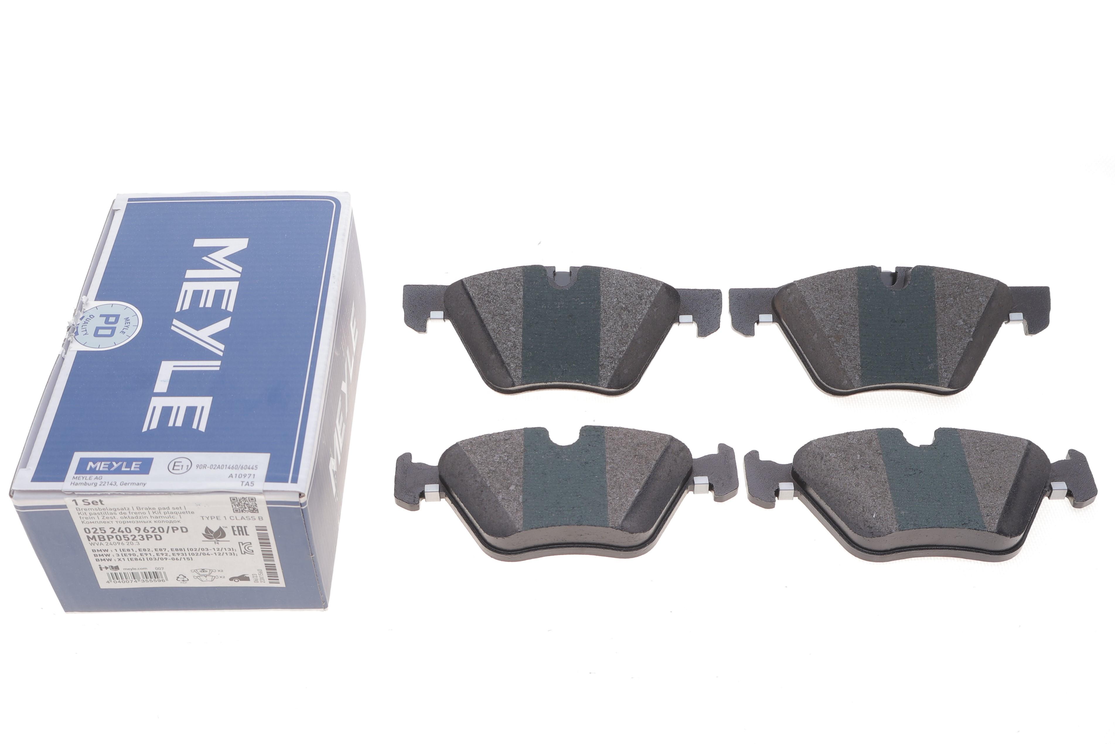 Колодки гальмівні (передні) BMW 1 (E81/E82)/3 (E90-E93)/X1 (E84)/Z4 (E89) 04-16 (PREMIUM)