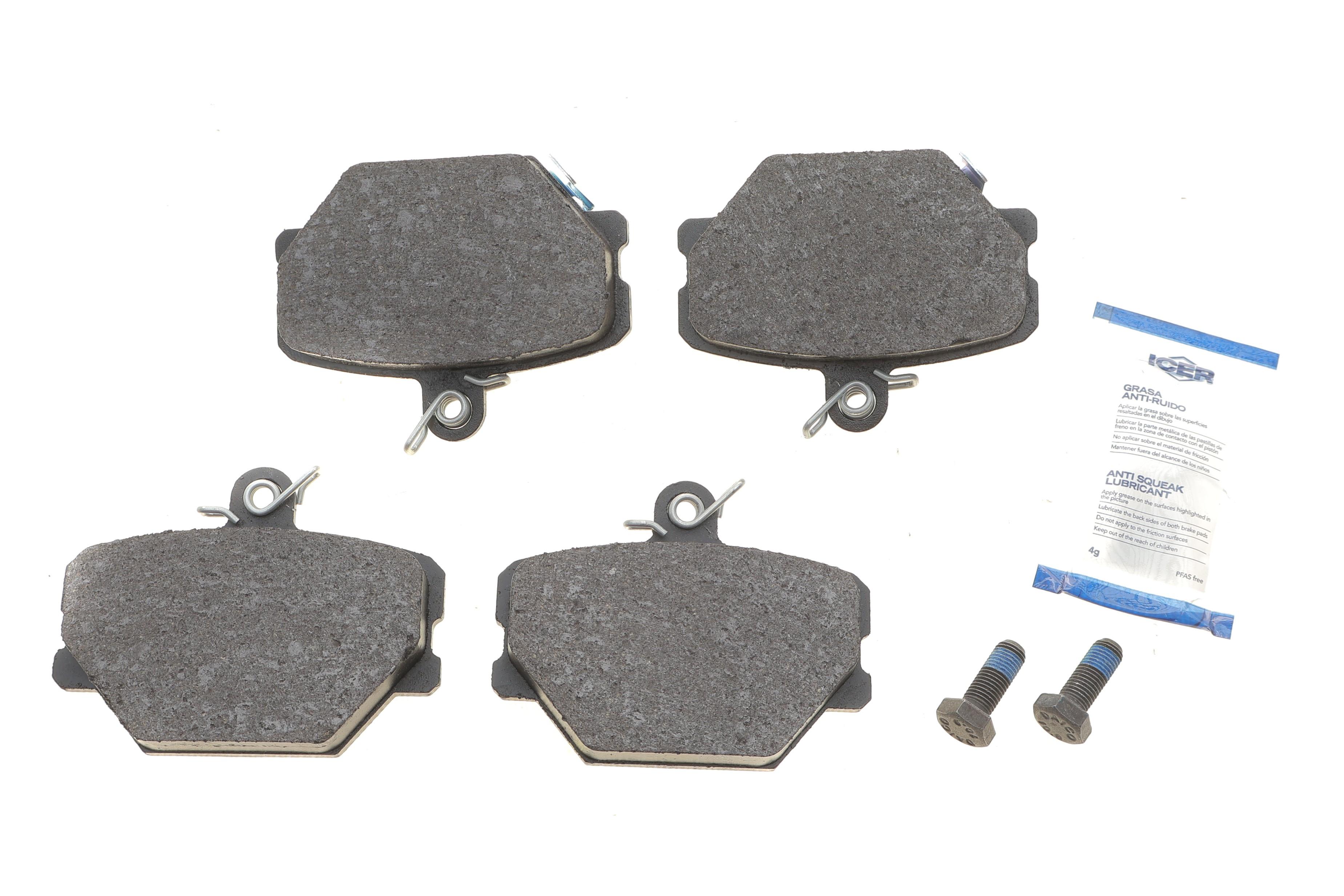 Колодки гальмівні (передні) Smart Cabrio 00-04/City Coupe 98-04/Roadster 03-05/Fortwo 04-