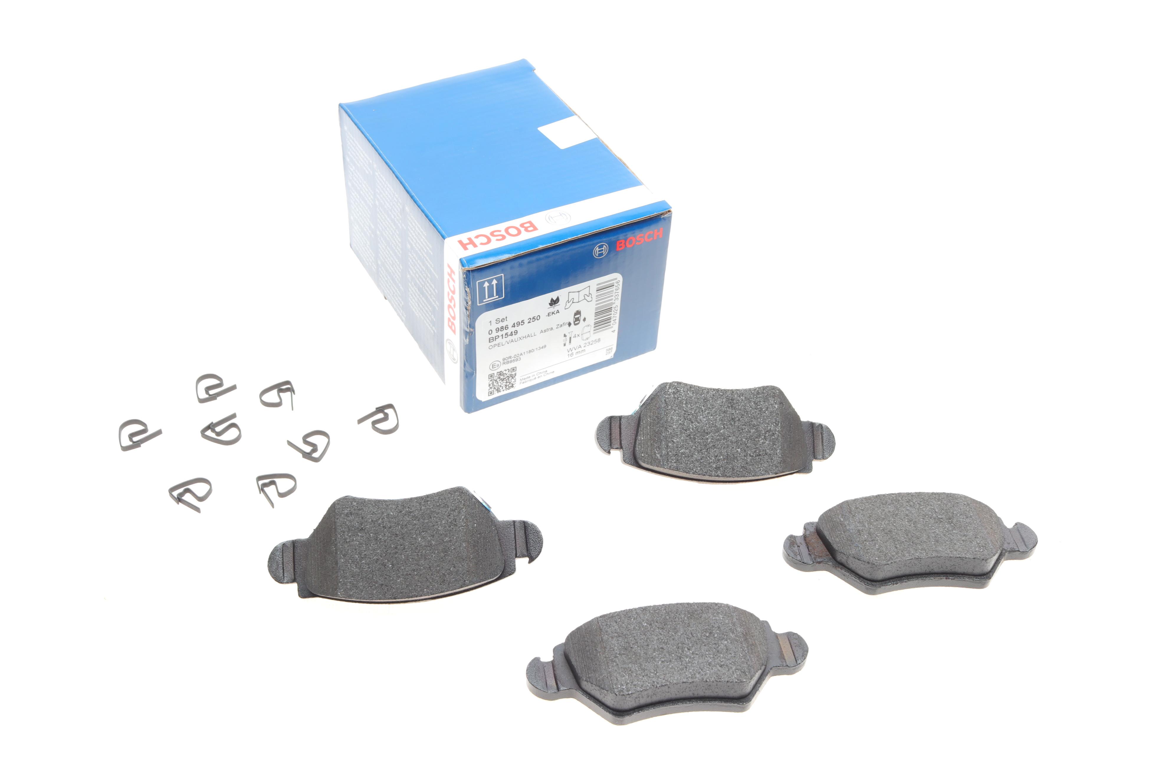 Колодки гальмівні (задні) Opel Astra G/Zafira A 98-09