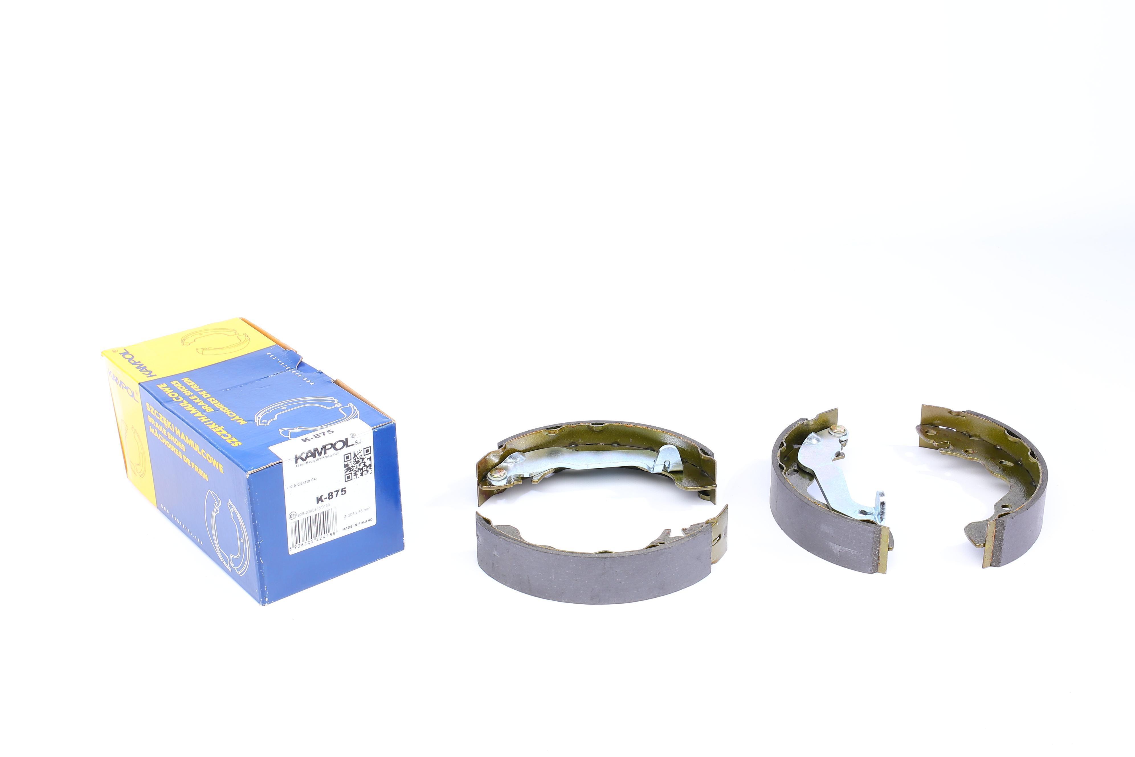 Колодки гальмівні (задні) Kia Cerato 07- (барабанні) (203x38)