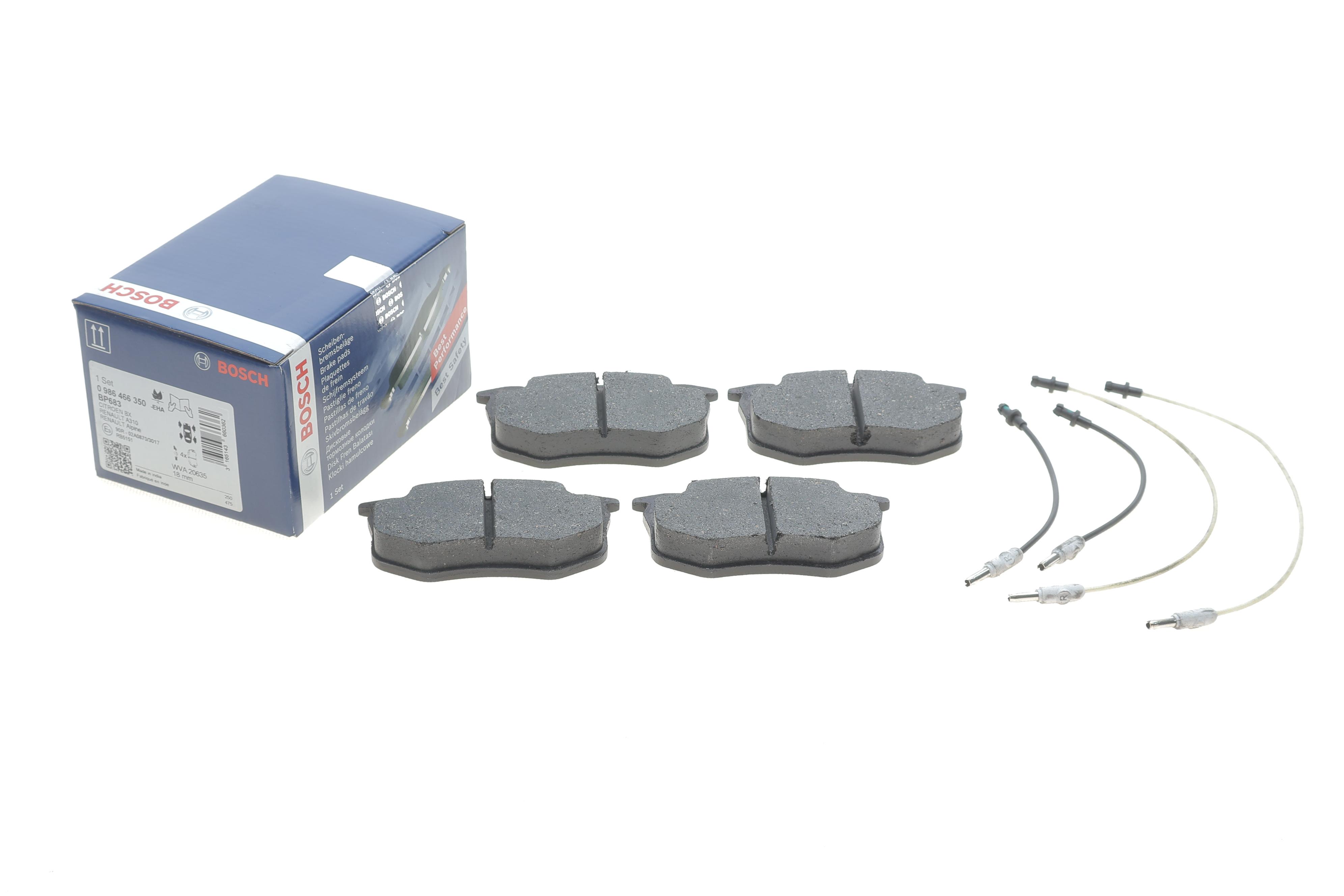 Колодки гальмівні (задні) Citroen BX 82-94