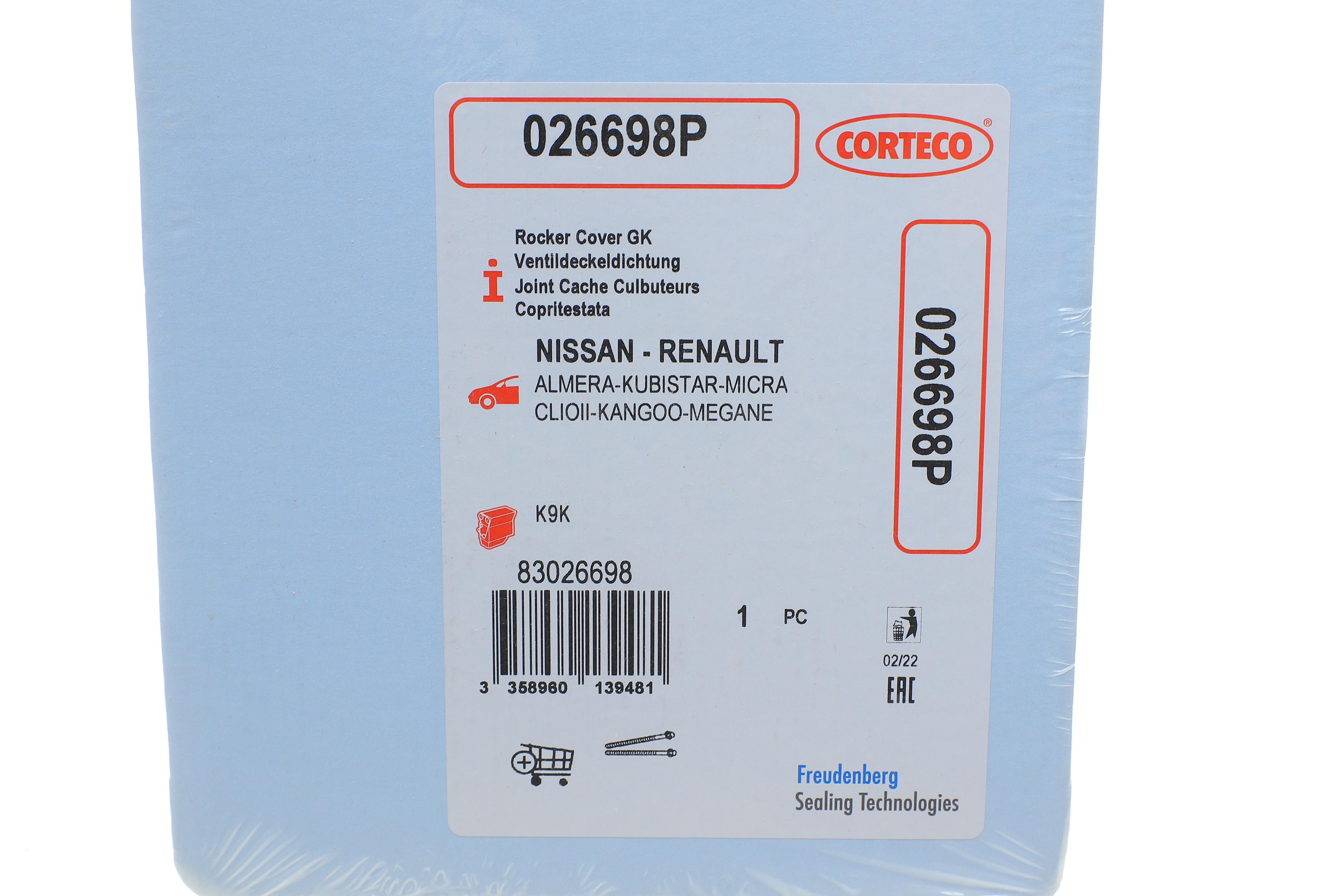 Прокладка кришки клапанів Renault Kangoo 1.5dCi