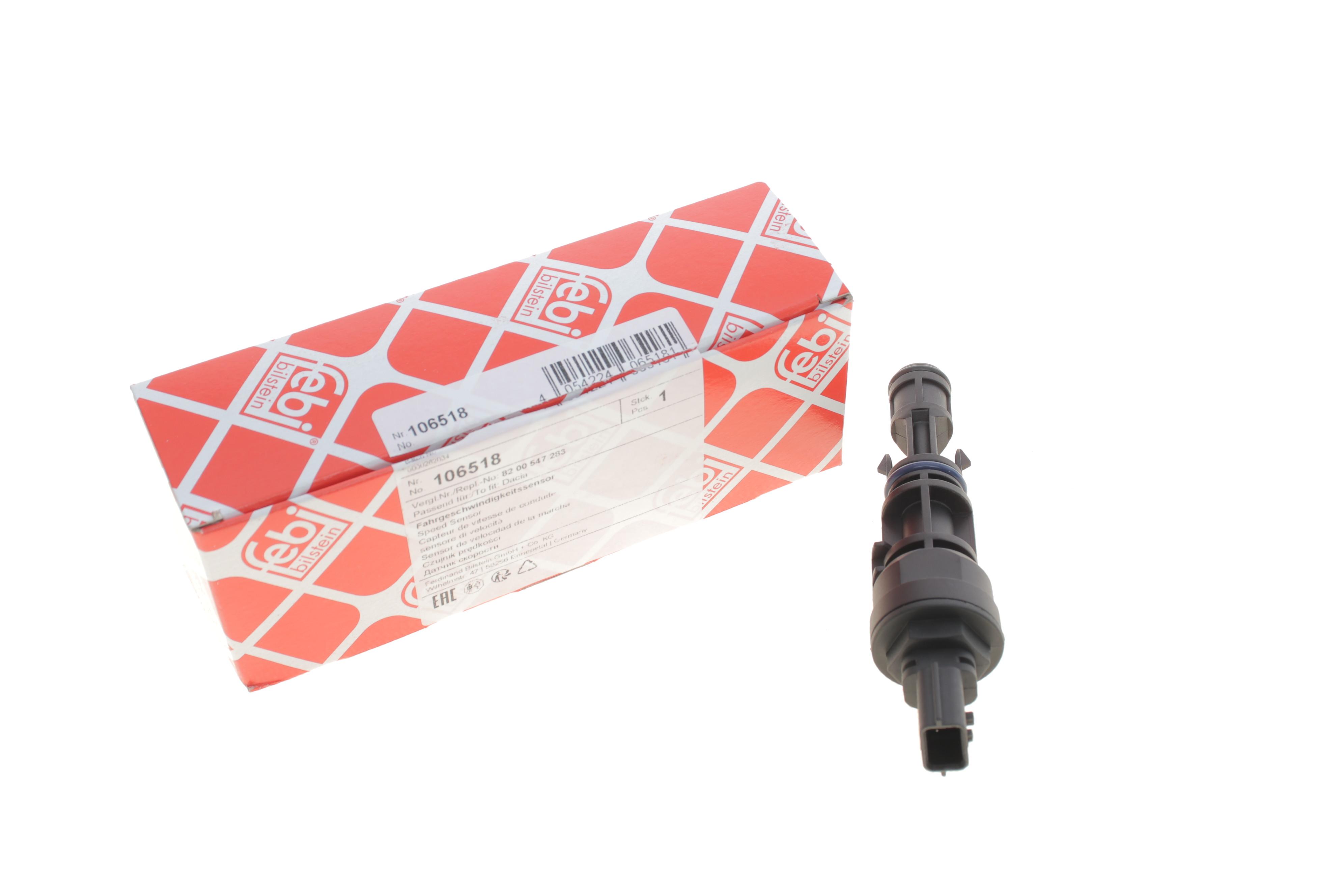 Датчик скорости вращения вала КПП Renault Logan 1.2-1.6 04-/Duster II 1.5dCi 10-