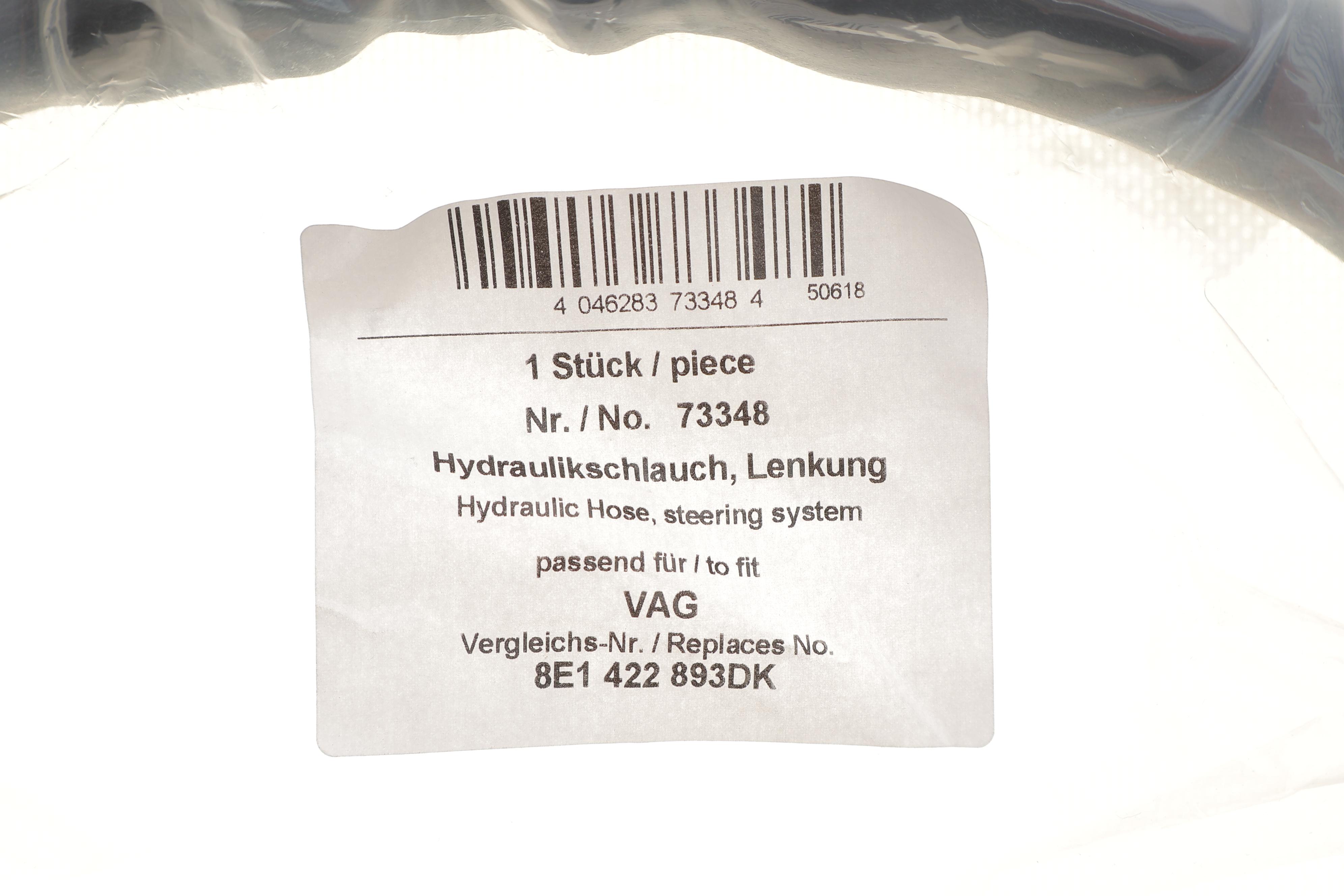 Шланг гидроусилителя Audi A4 04-08