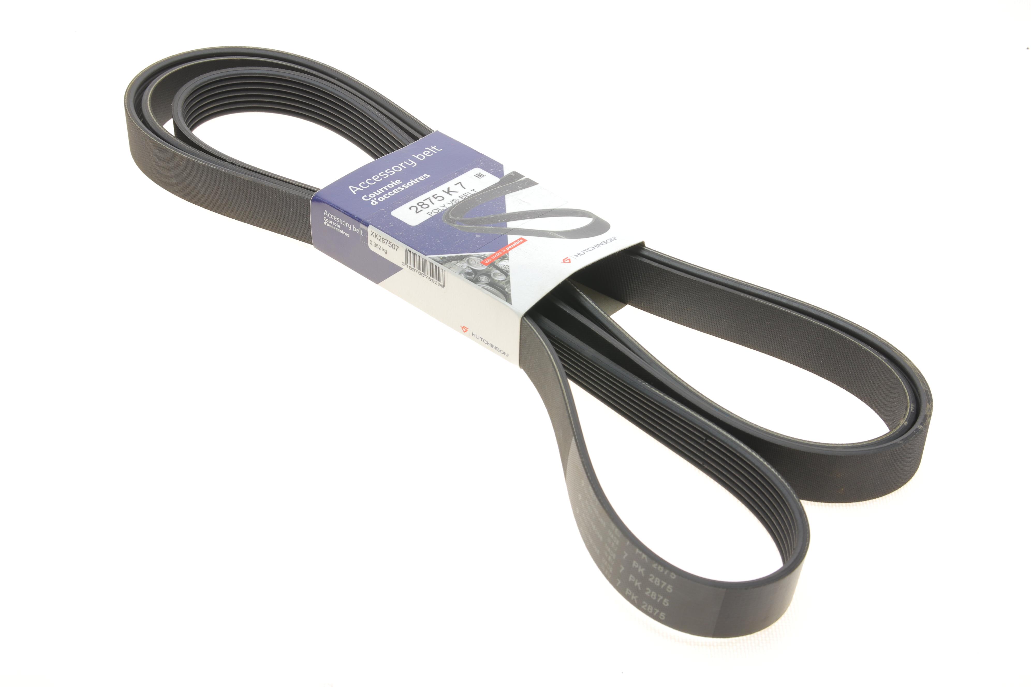 Ремінь генератора Ford Transit 2.4 DI-2.4TDCI 00-06 (7PK2875)