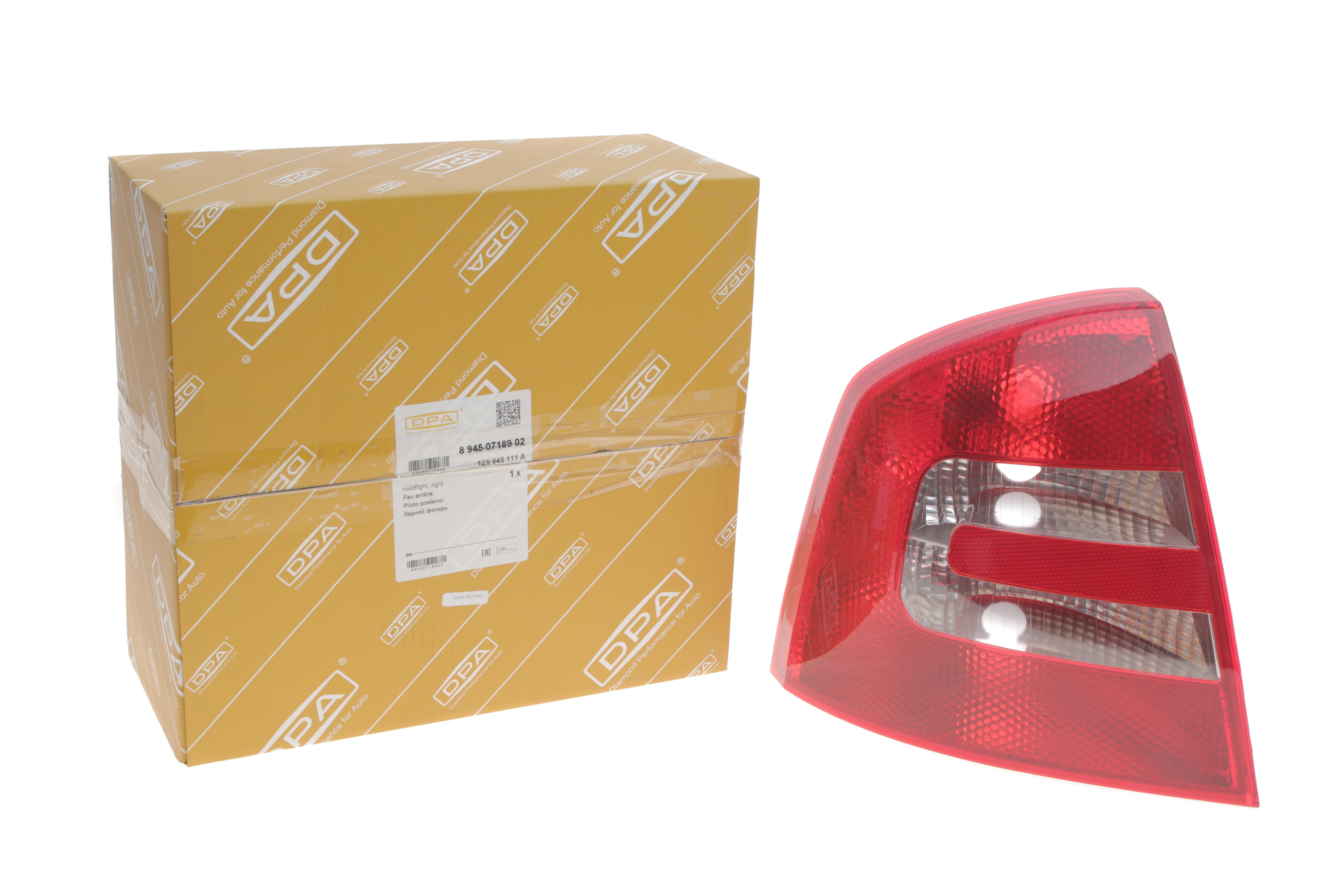 Ліхтар задній Skoda Octavia II 04-13 (L)