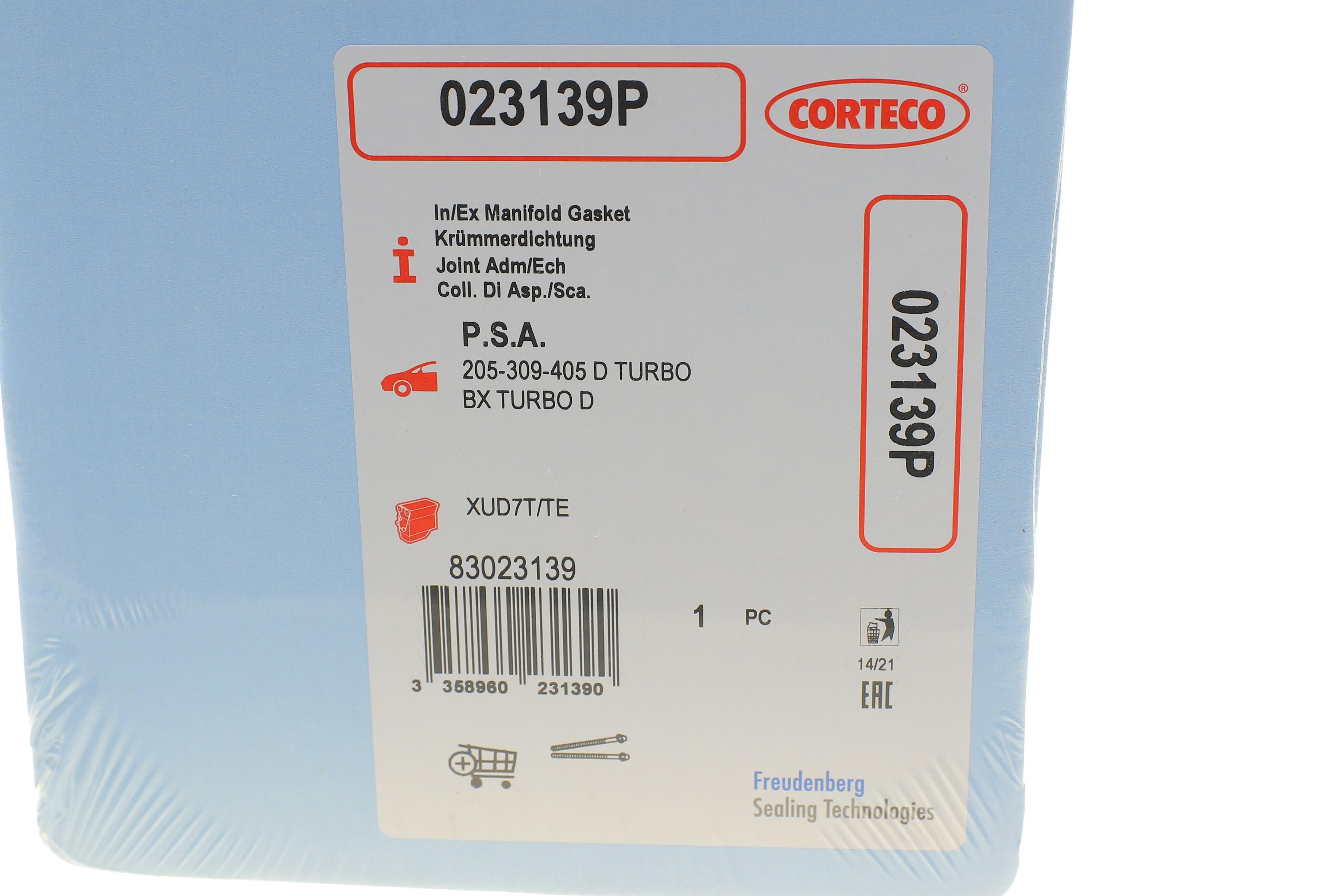 Прокладка колектора впускного Fiat Ducato/Scudo 1.9TD 96-