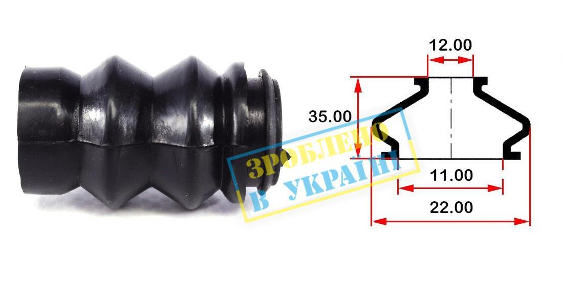 Пильник направляючої супорта MB Sprinter/VW Crafter 06-