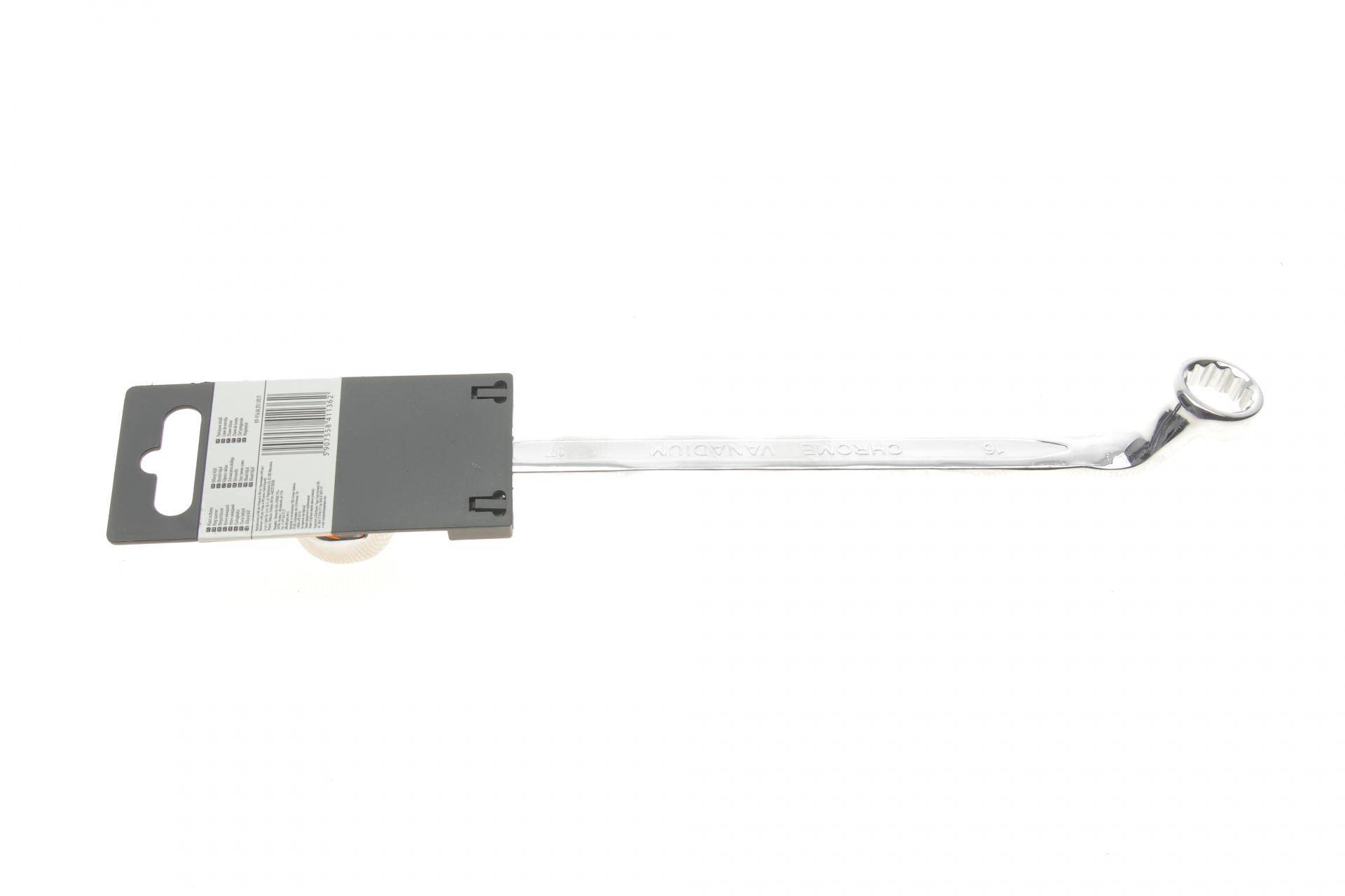 Ключ колінчастий 16х17 мм 45° L-255 мм