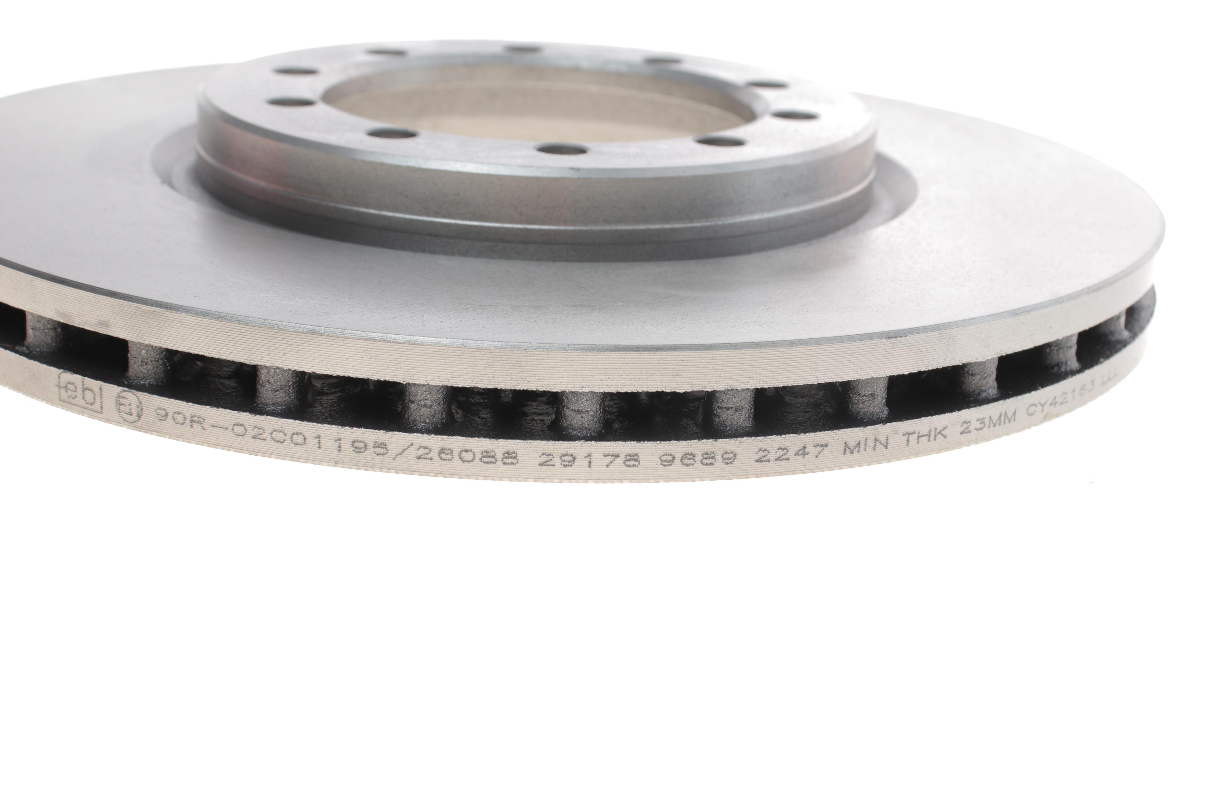 Диск гальмівний (передній) Renault Mascott 99- (290x26)