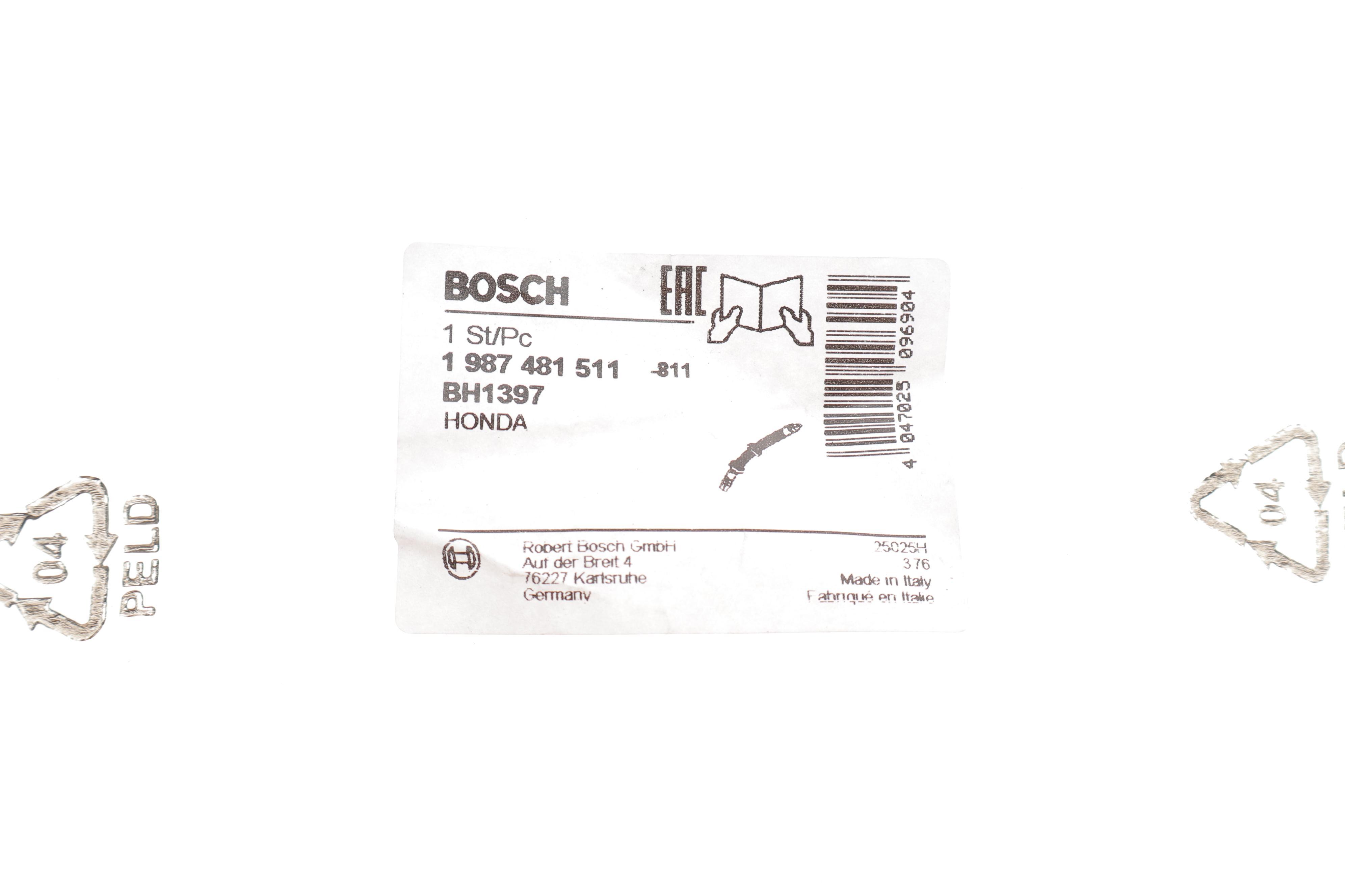 Шланг гальмівний (передній) Honda CR-V III 06- (L) (L=435mm)