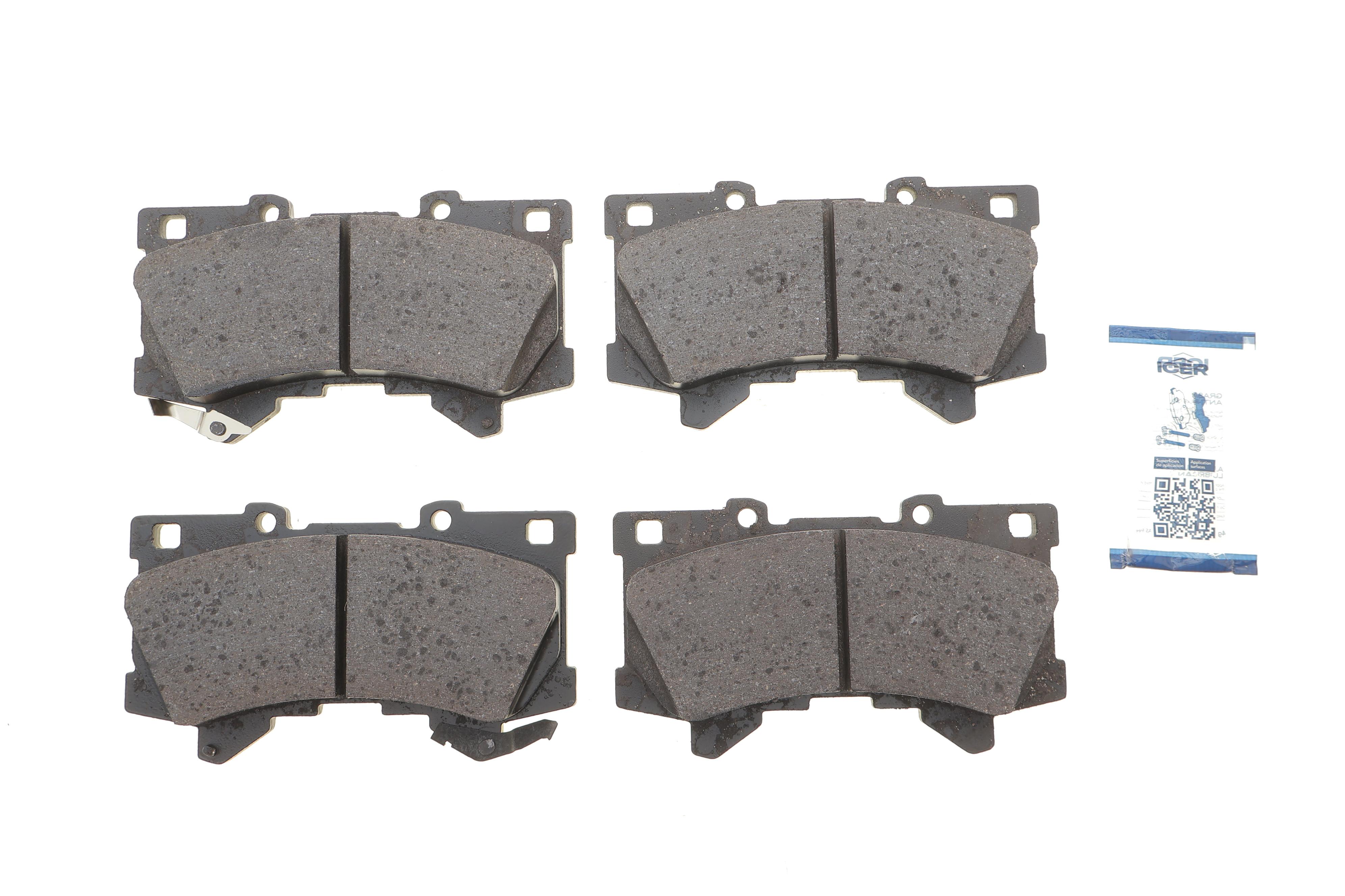 Колодки гальмівні (передні) Lexus LX/Toyota Land Cruiser 300 3.3/3.4 21- (Advics)