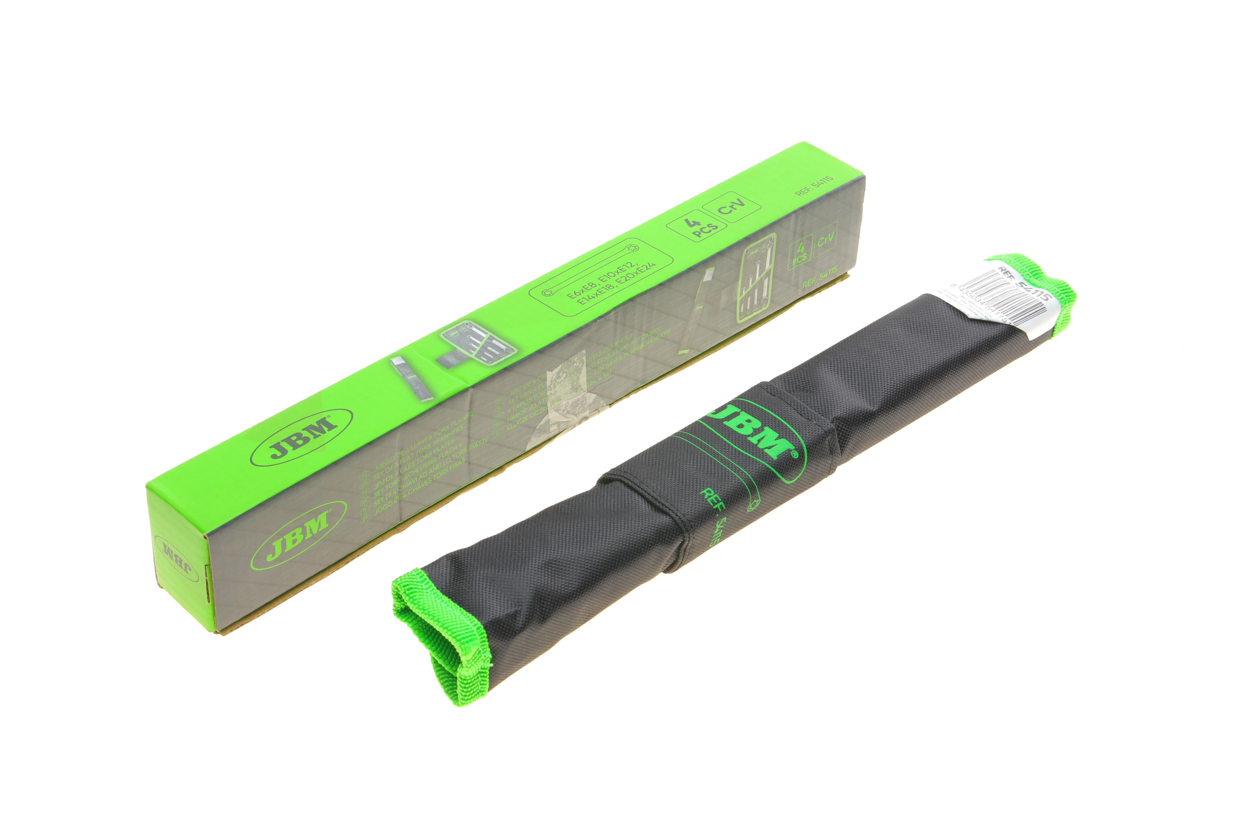 Набор ключей накидных с Е-профилем 6x8-20x24 мм 4 ед.