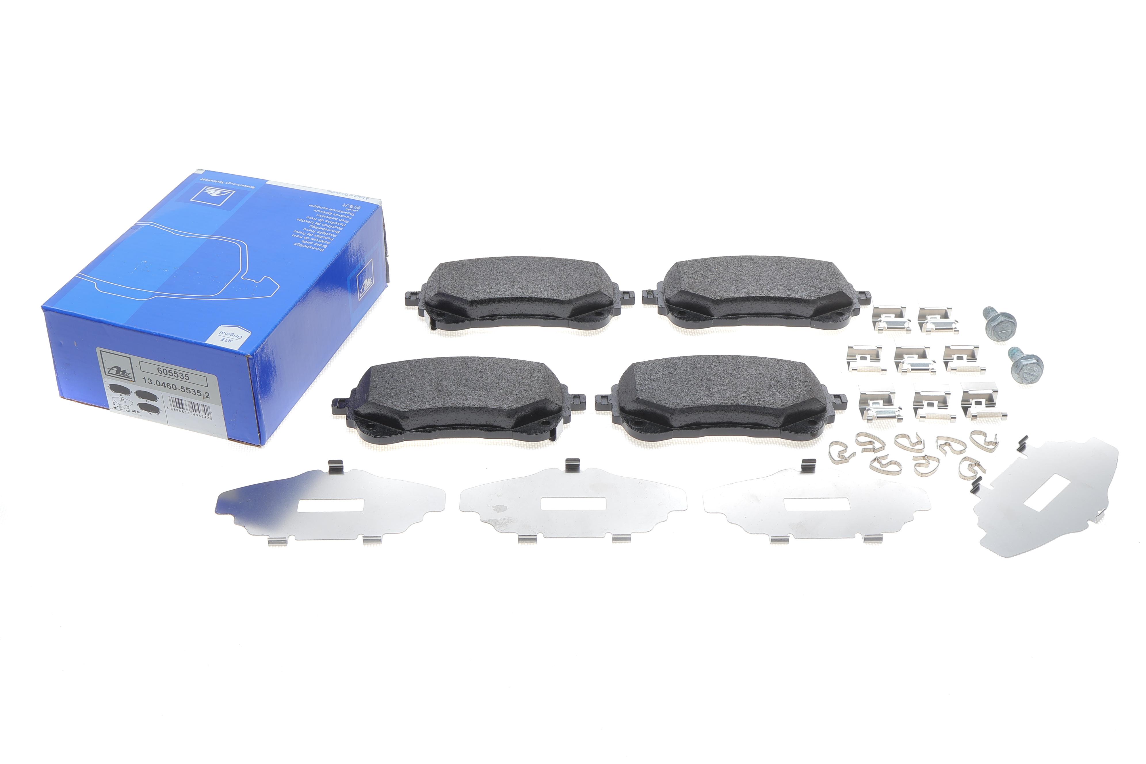 Колодки гальмівні (передні) Toyota Corolla 1.6VVTi/1.8VVTi Hybrid 19- (з аксесуарами)