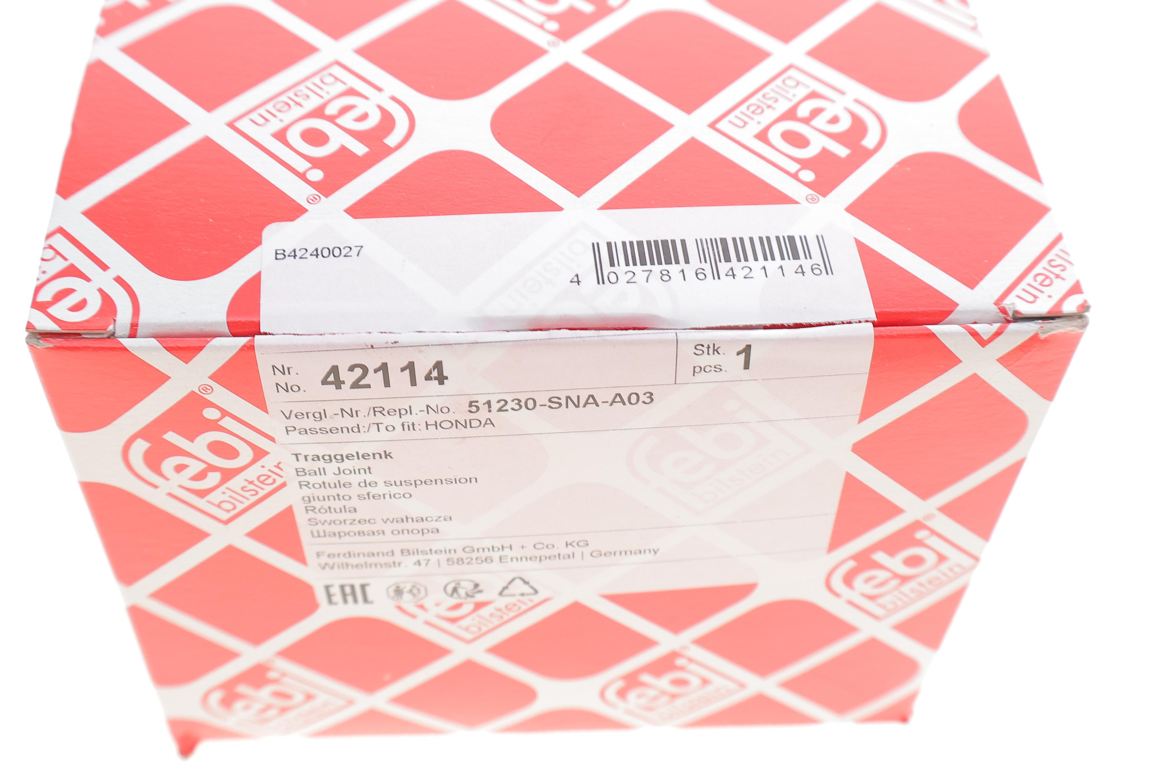 Опора кульова (передня/L) Honda Civic VIII 1.3 Hybrid 06-