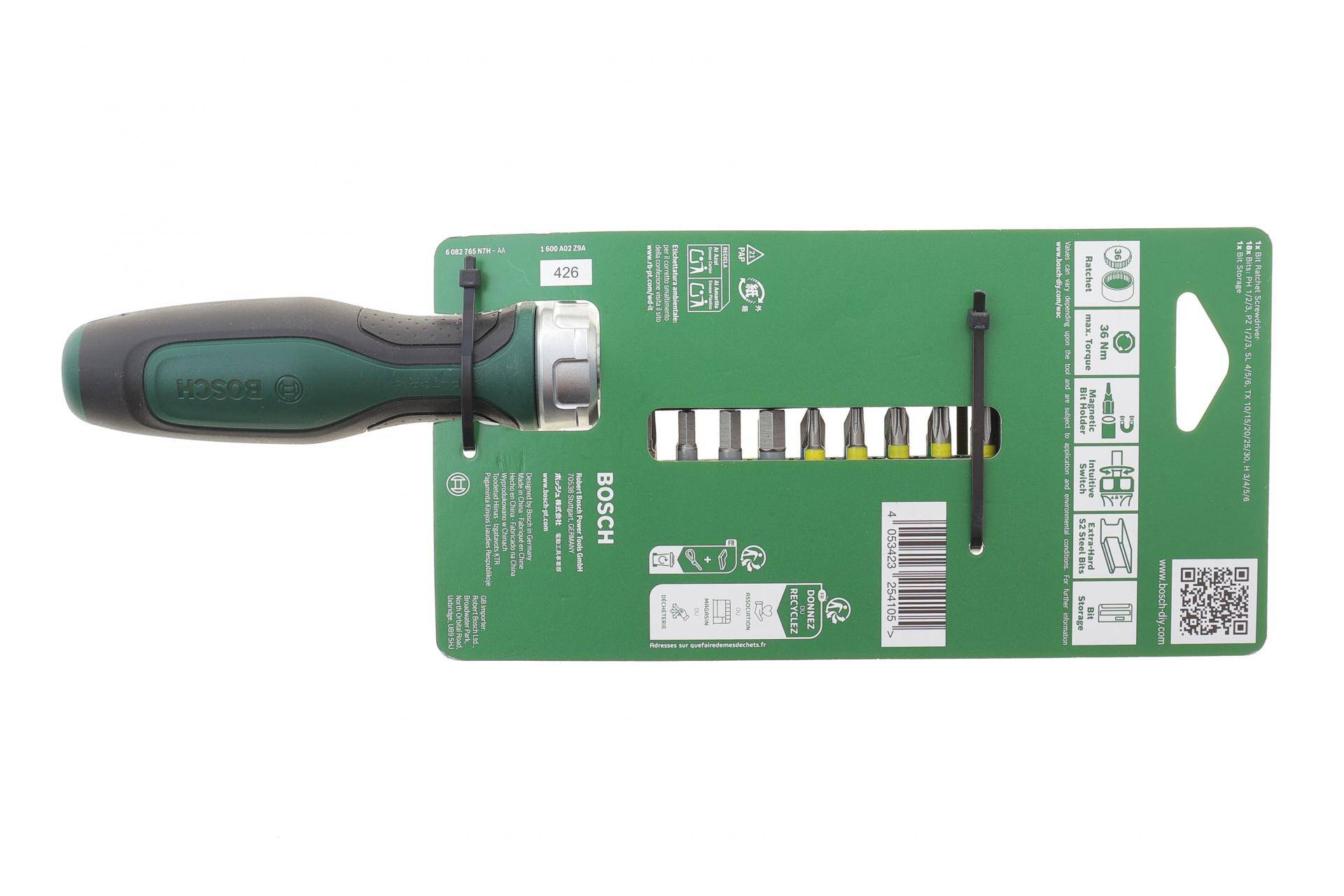 Викрутка із тріскачкою M6 та біти 18 од.