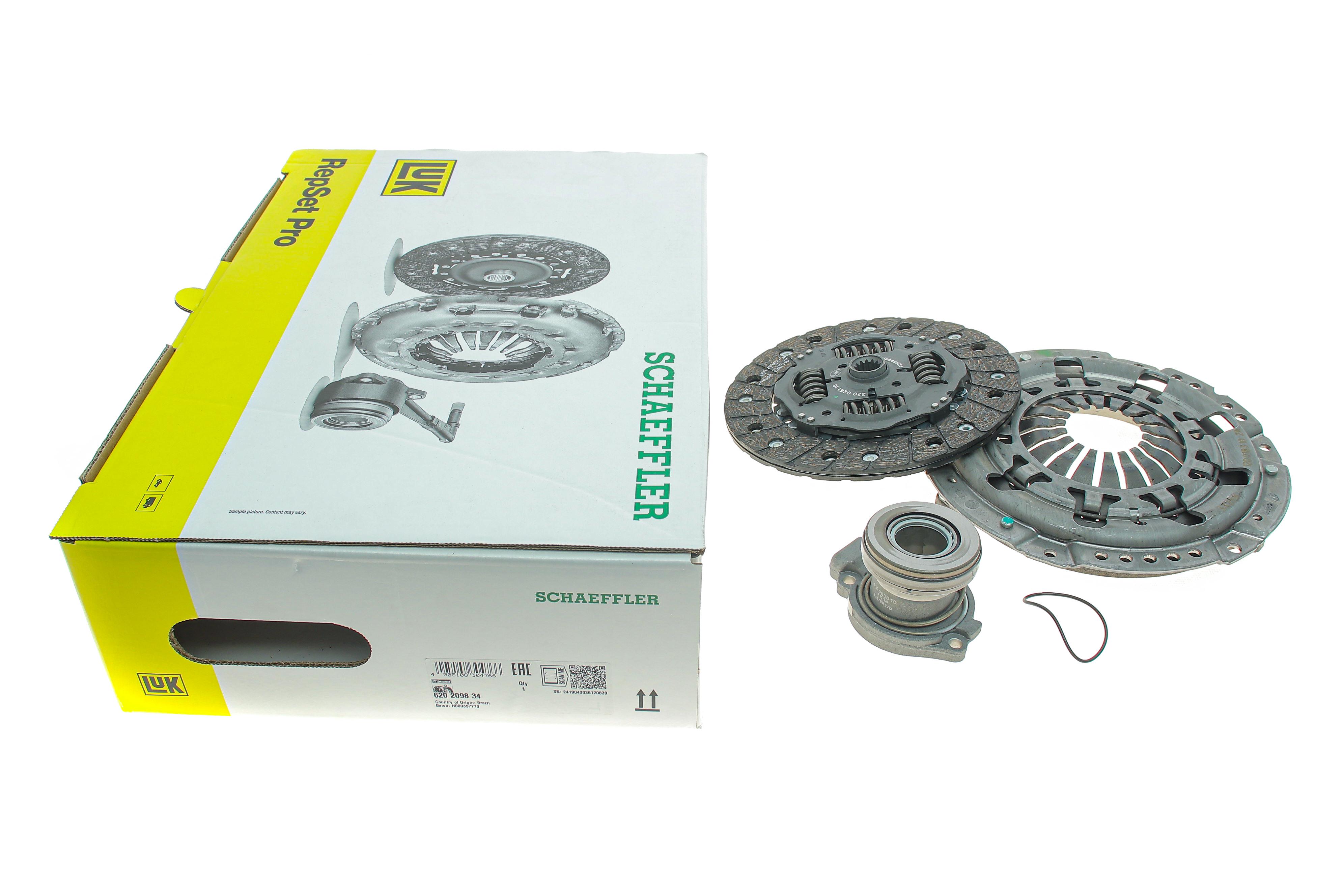 Комплект зчеплення Opel Vectra B 1.6i 16V 94-03, 74kw, (X16XEL, Y16XE, Z16XE)