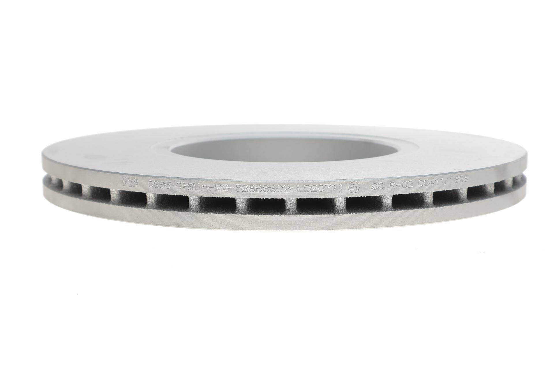 Диск гальмівний (передній) Skoda Fabia 99-/Rapid 13-/Roomster 06-15/VW Golf (288x25)(з покр.)(вент.)