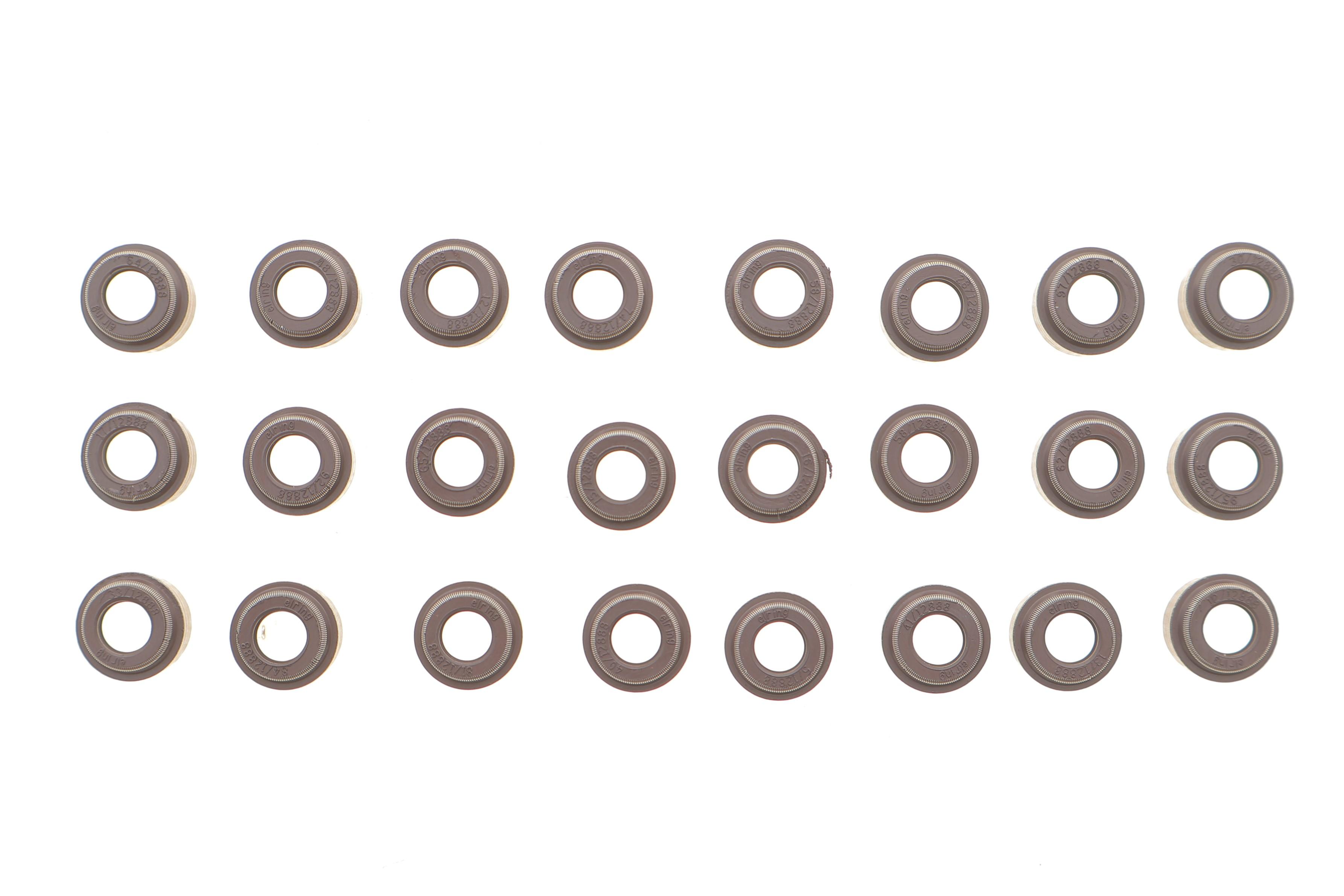 Сальник клапана (впуск/выпуск) MB E-class (W124/W210/W211) 2.8/3.2 (M104/OM648) (d=7mm) (к-кт 24шт)