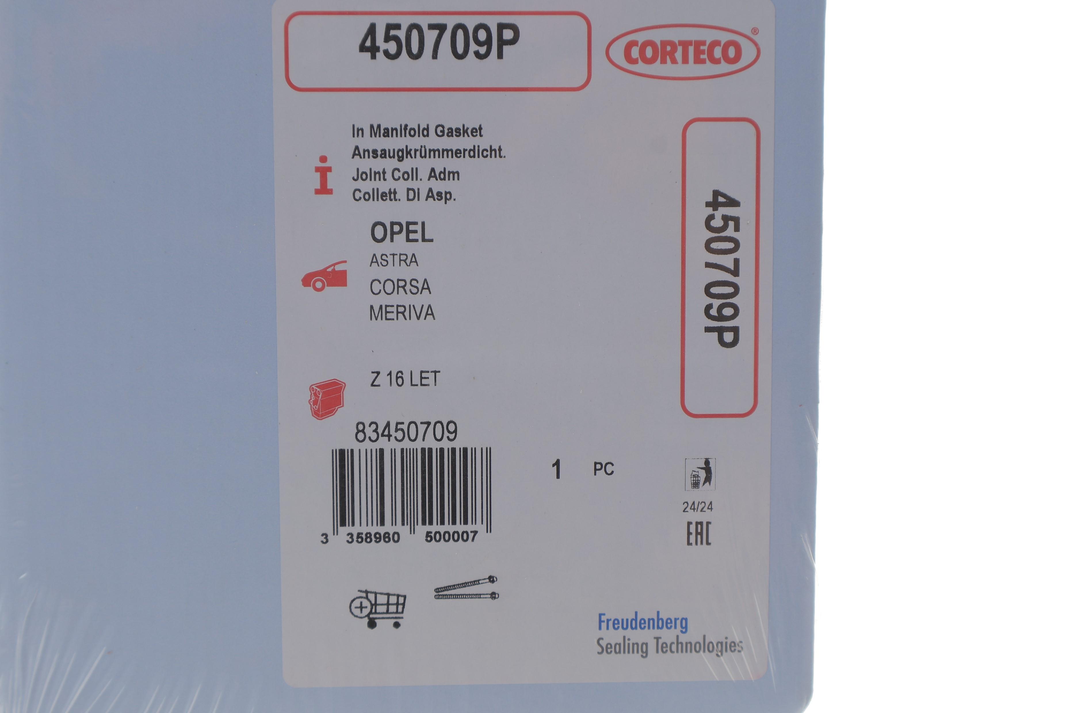 Прокладка коллектора впускного Opel Astra H/J 1.6i Turbo 07-