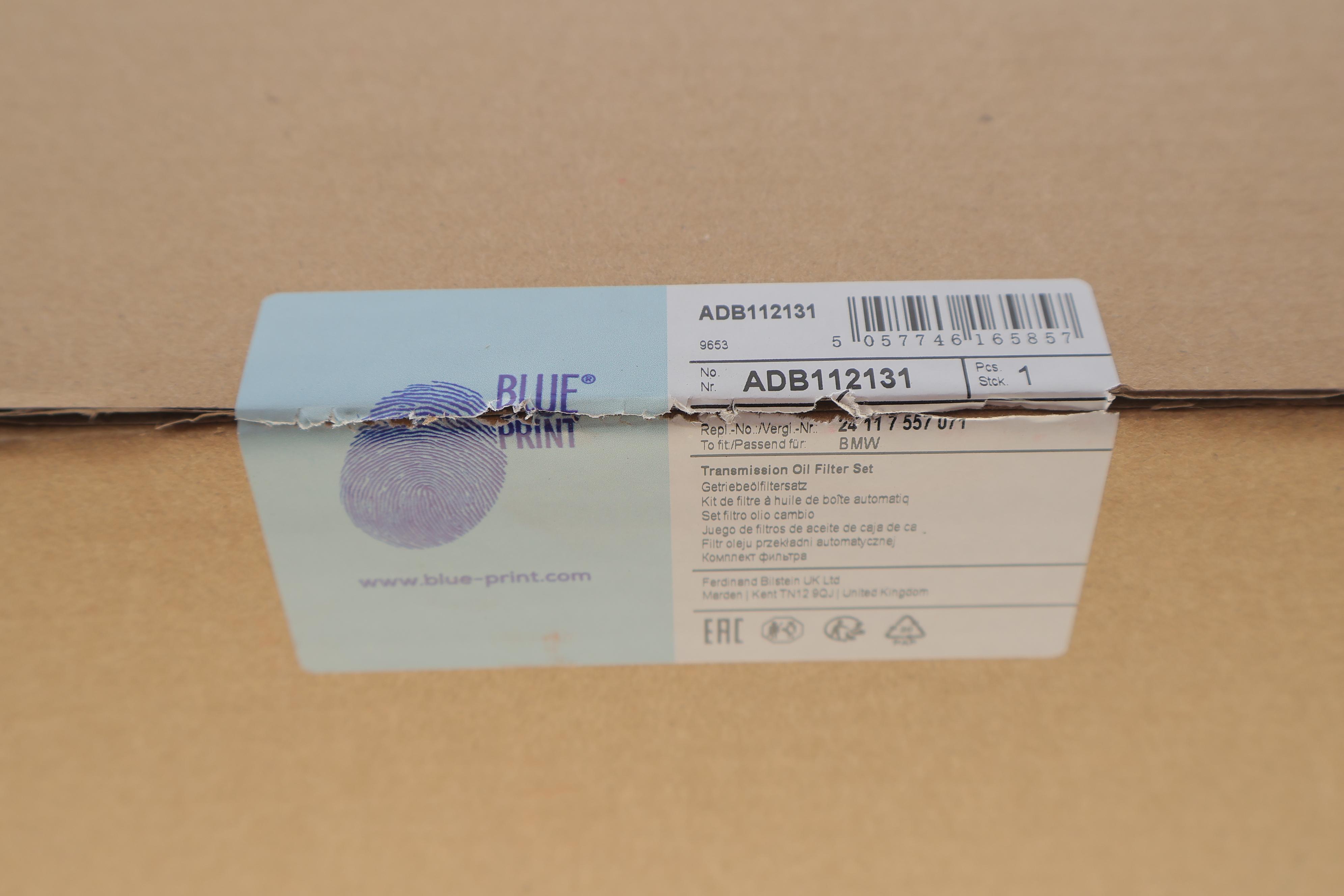 Фільтр АКПП BMW 3 (E46)/5 (E39)/X3 (E83) 2.5-3.0d (з прокладкою) (5 ступенів)