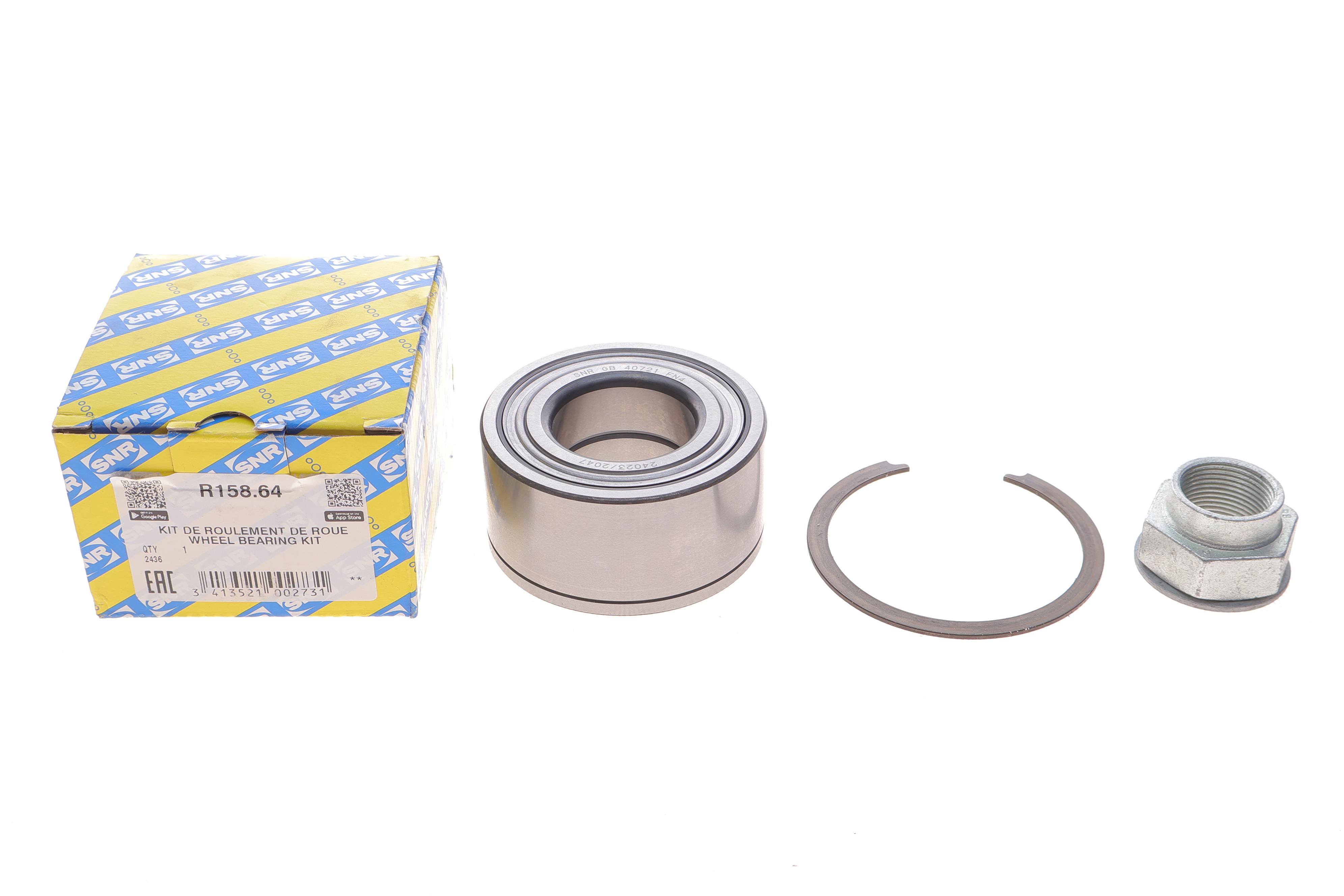 Підшипник маточини (передньої) Fiat Doblo/Opel Combo 1.3/1.6 CDTI 12- (-ABS)(37x74x37)