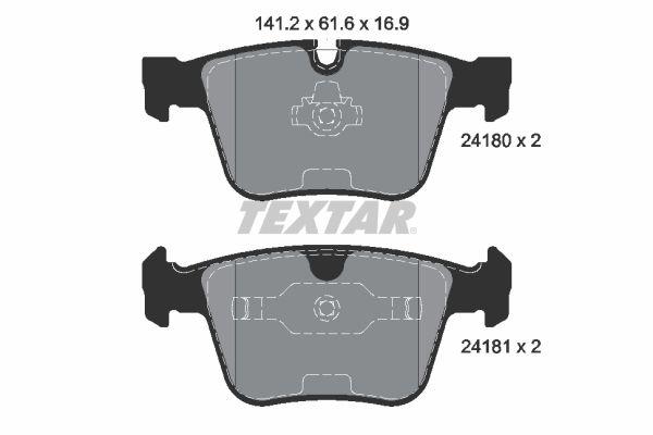Колодки тормозные (задние) MB M-class (W164)/S-class (W221)/R-class (W251/V251) 06-13 (Ate) Q+
