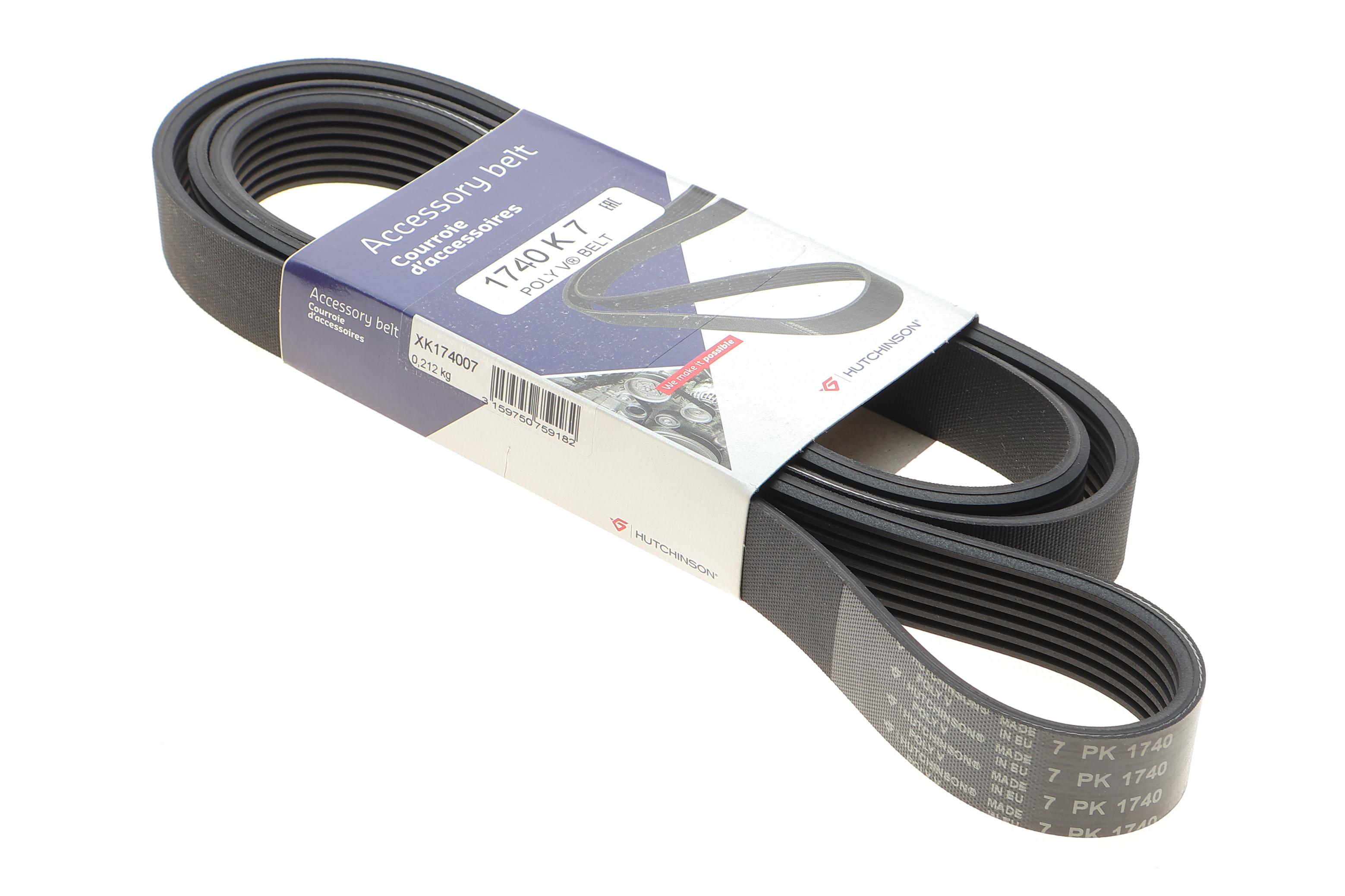 Ремінь генератора Renault Trafic 2.0CDTi 06- (7PK1740)