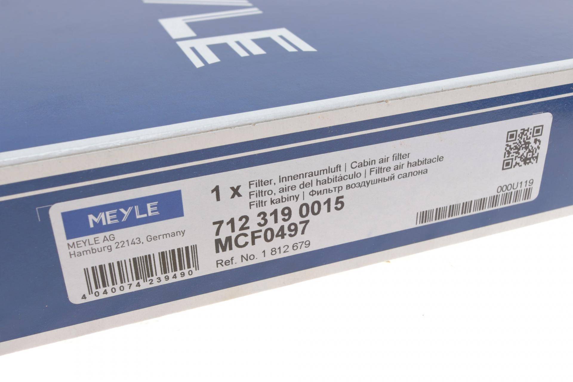 Фільтр салону Ford Tourneo Custom V362/Transit V363 2.0D/2.2D 12-