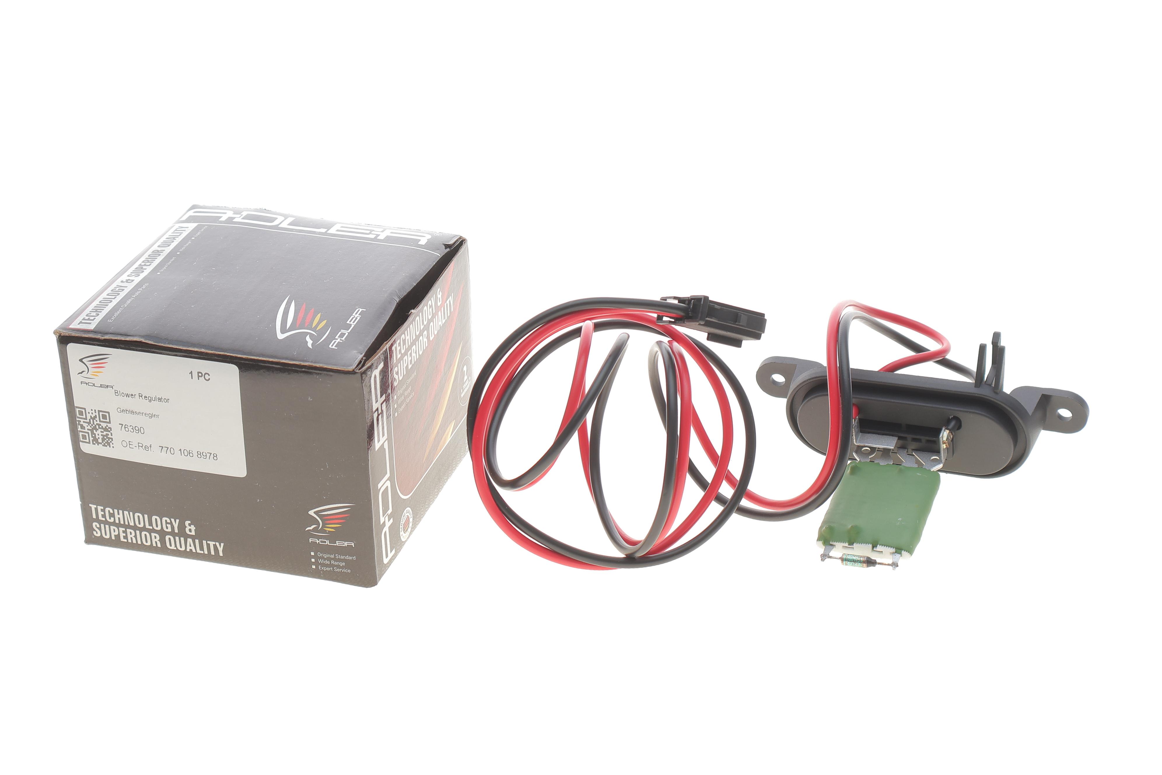 Резистор вентилятора пічки Renault Kangoo 1.2TCE/1.5DCI/1.6 08-