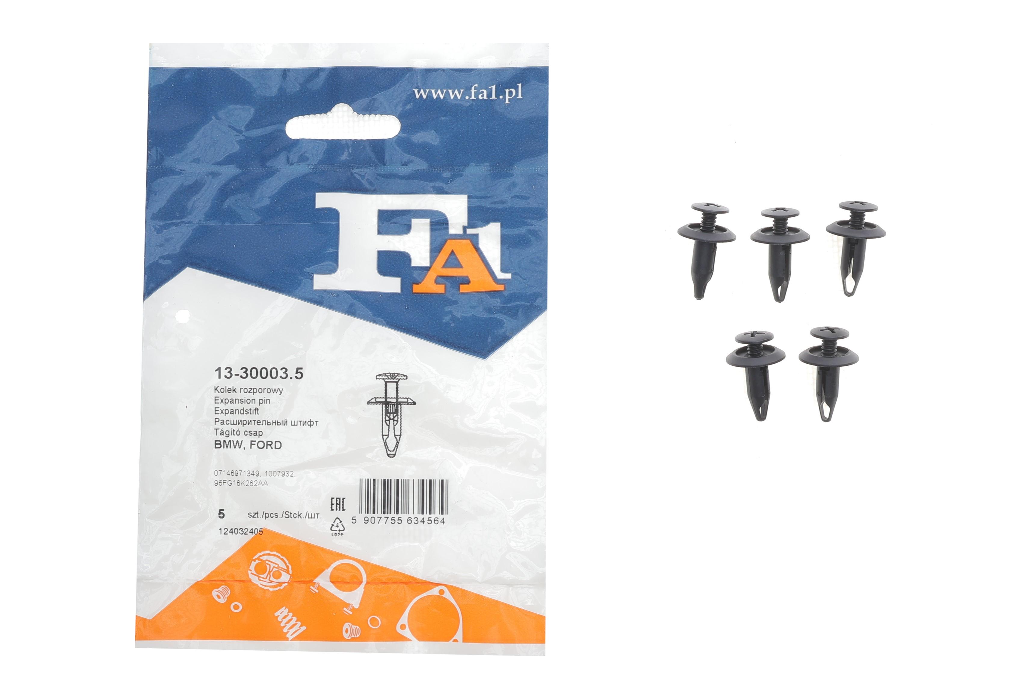 Кліпса кріплення (пістон) (к-кт 5шт) Ford Transit/Connect/Mondeo 02-