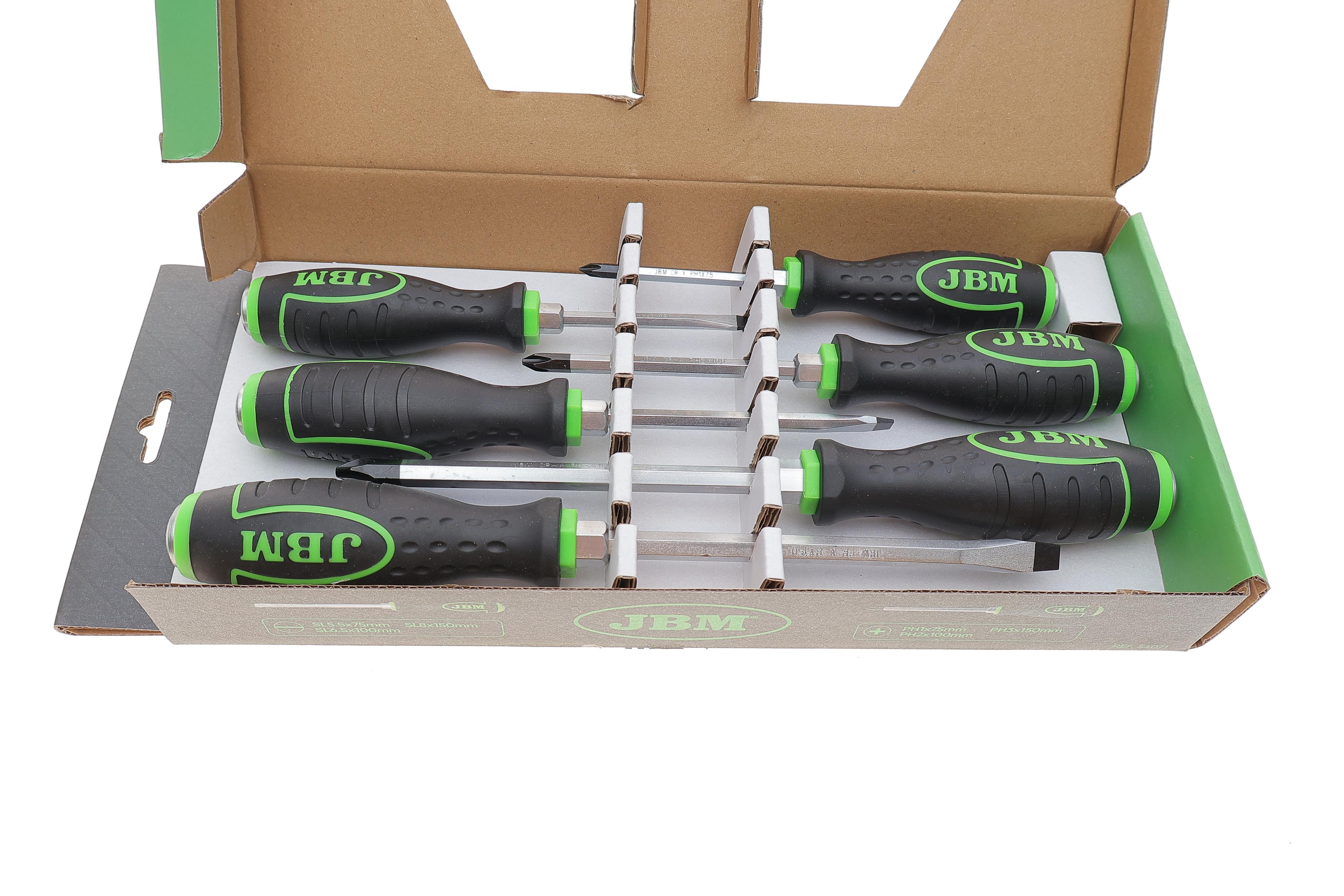 Набір викруток ударних SL, PH 6 од.