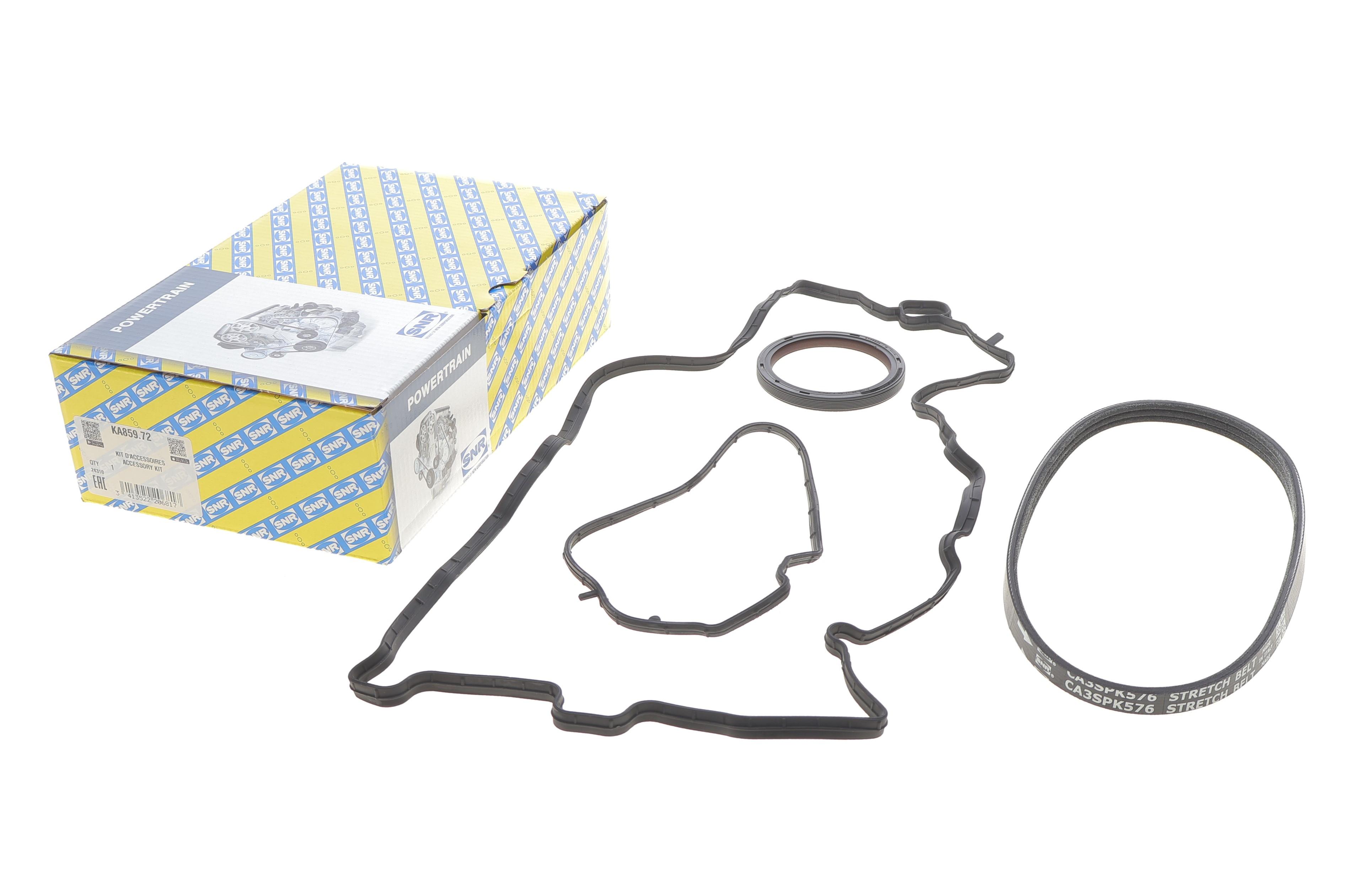 Комплект ременя генератора Citroen C3/C4/Peugeot 208/308 1.2 THP 13- + прокладки і сальник