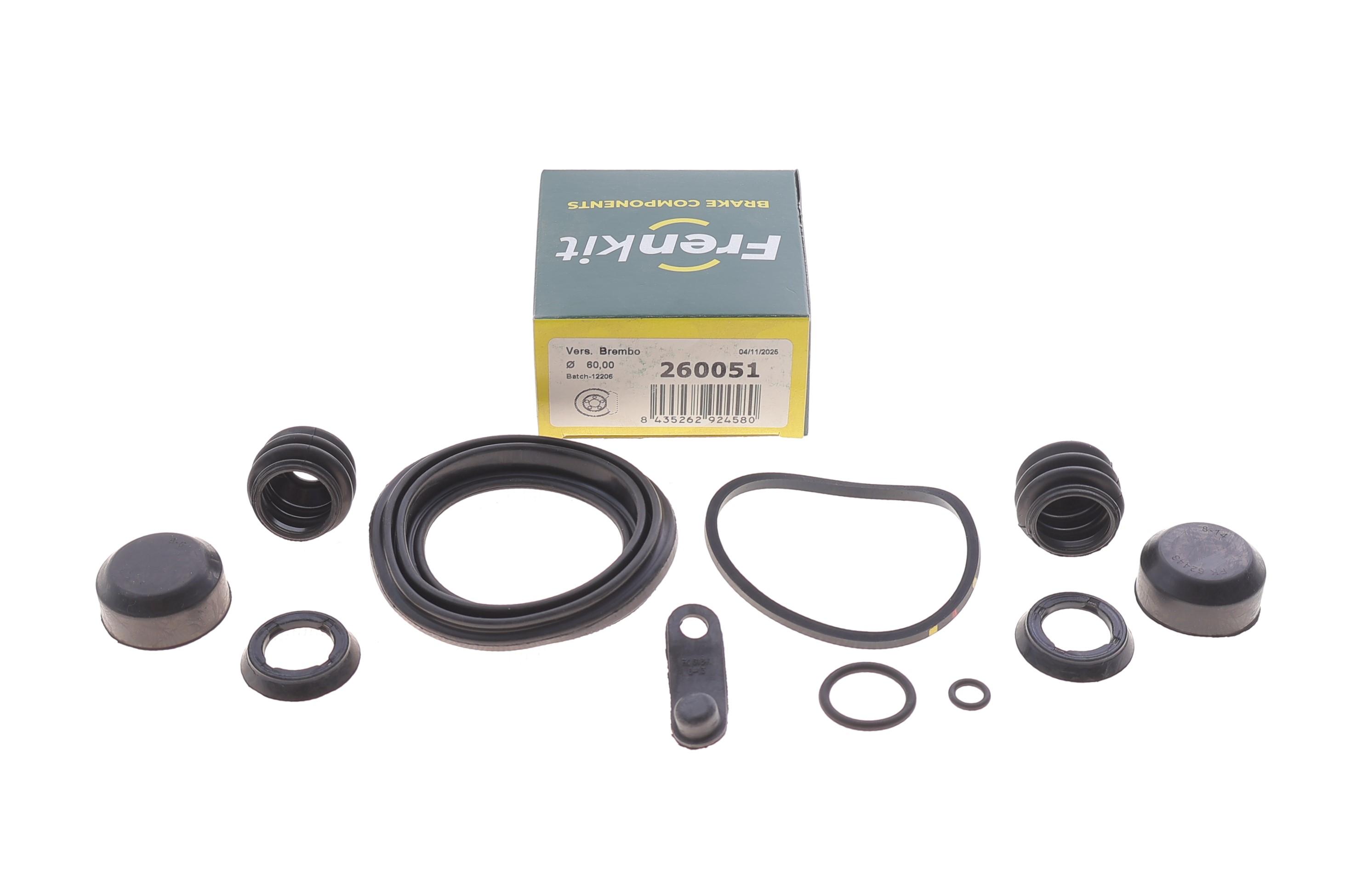 Ремкомплект супорта (заднього) Iveco Daily 06-14 (d=60mm) (Brembo)